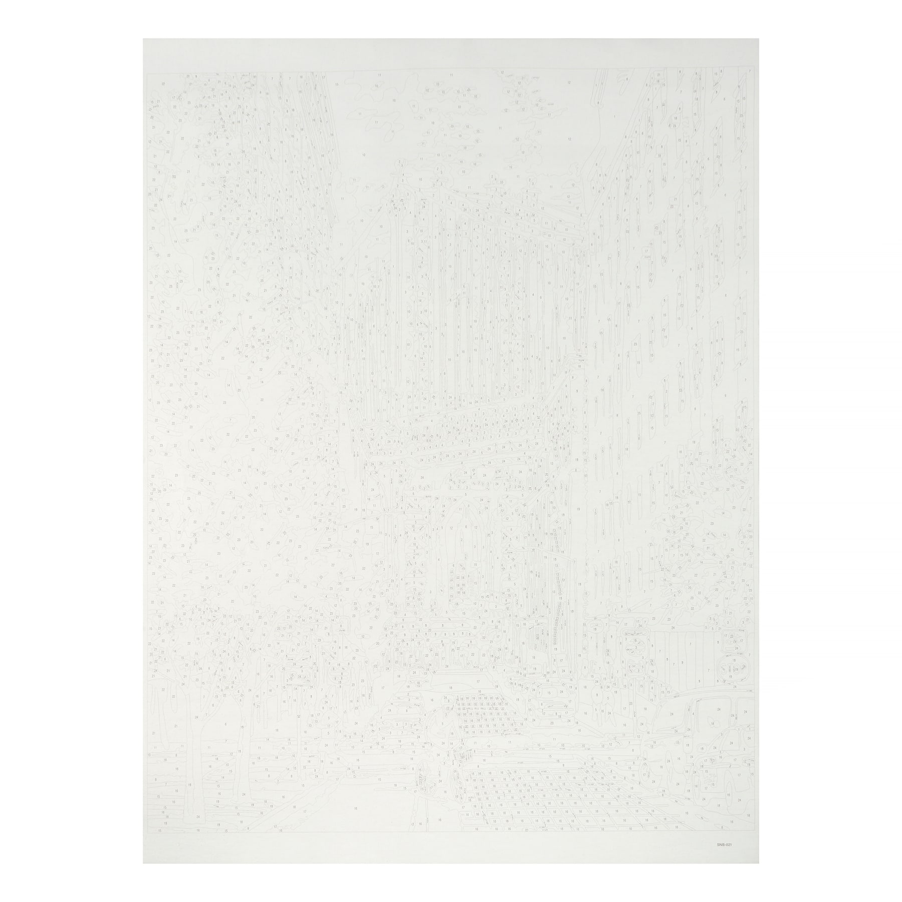 16" x 20" Brooklyn Bridge Paint-by-Number Kit with Wood Display Hanger by Artist's Loft®