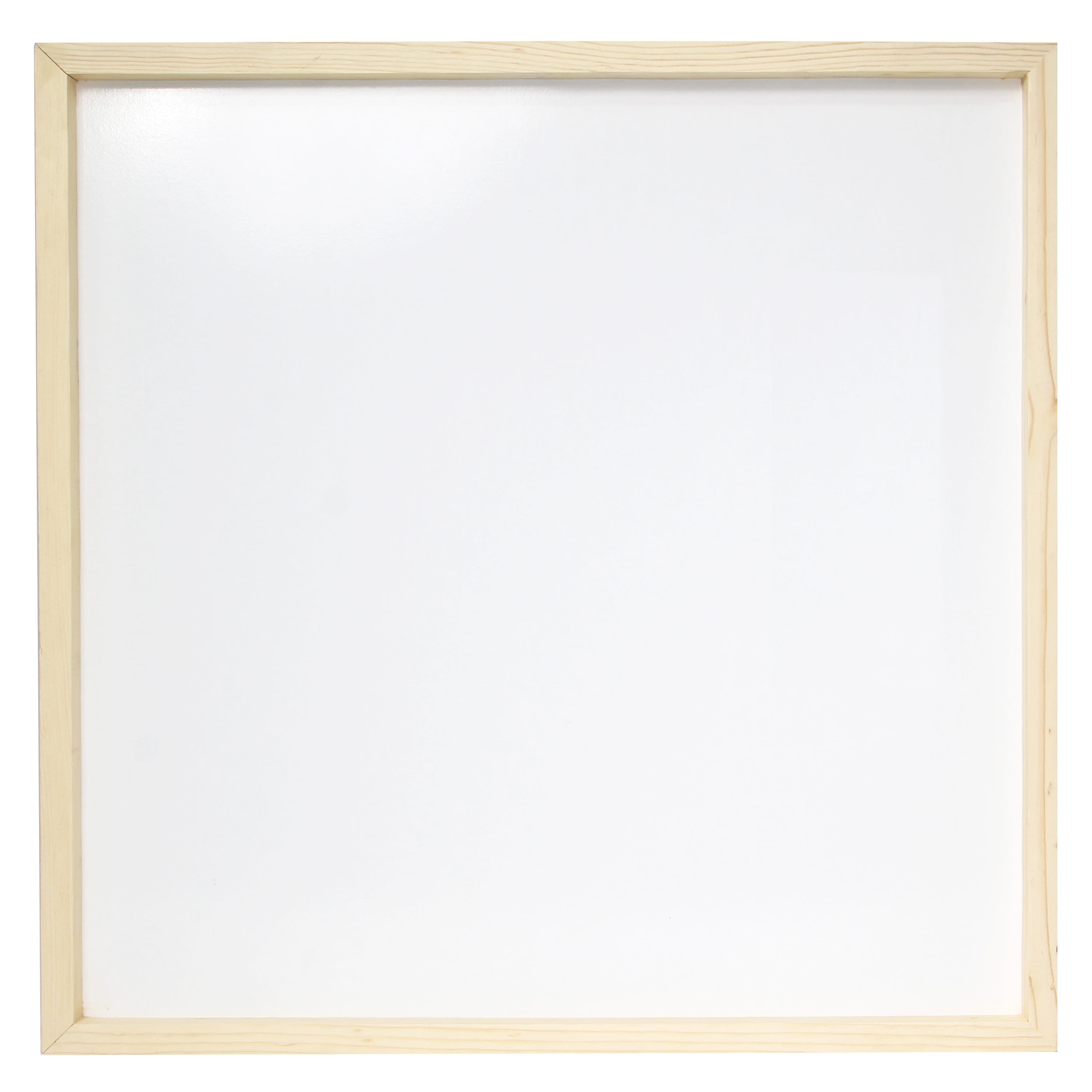 Good Wood by Leisure Arts Unfinished Wood 24&#x22; x 24&#x22; Shadow Box Dry Erase Board