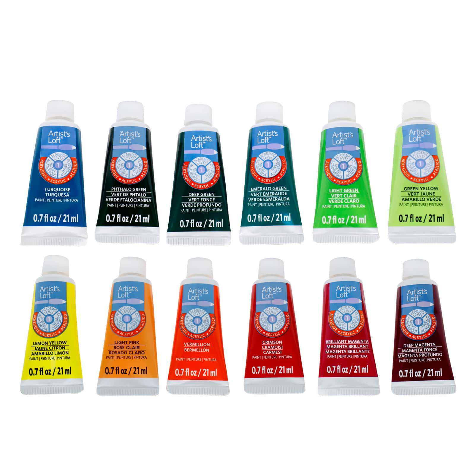 8 Packs: 48 ct. (384 total) Acrylic Paint Set by Artist&#x27;s Loft&#x2122;