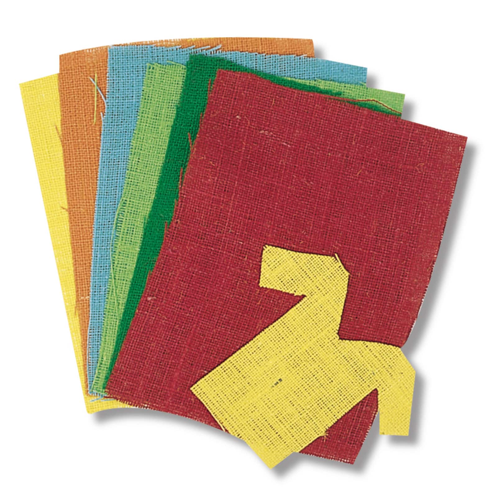 Pacon&#xAE; Colorful Burlap Sheets, 12&#x22; x 18&#x22;