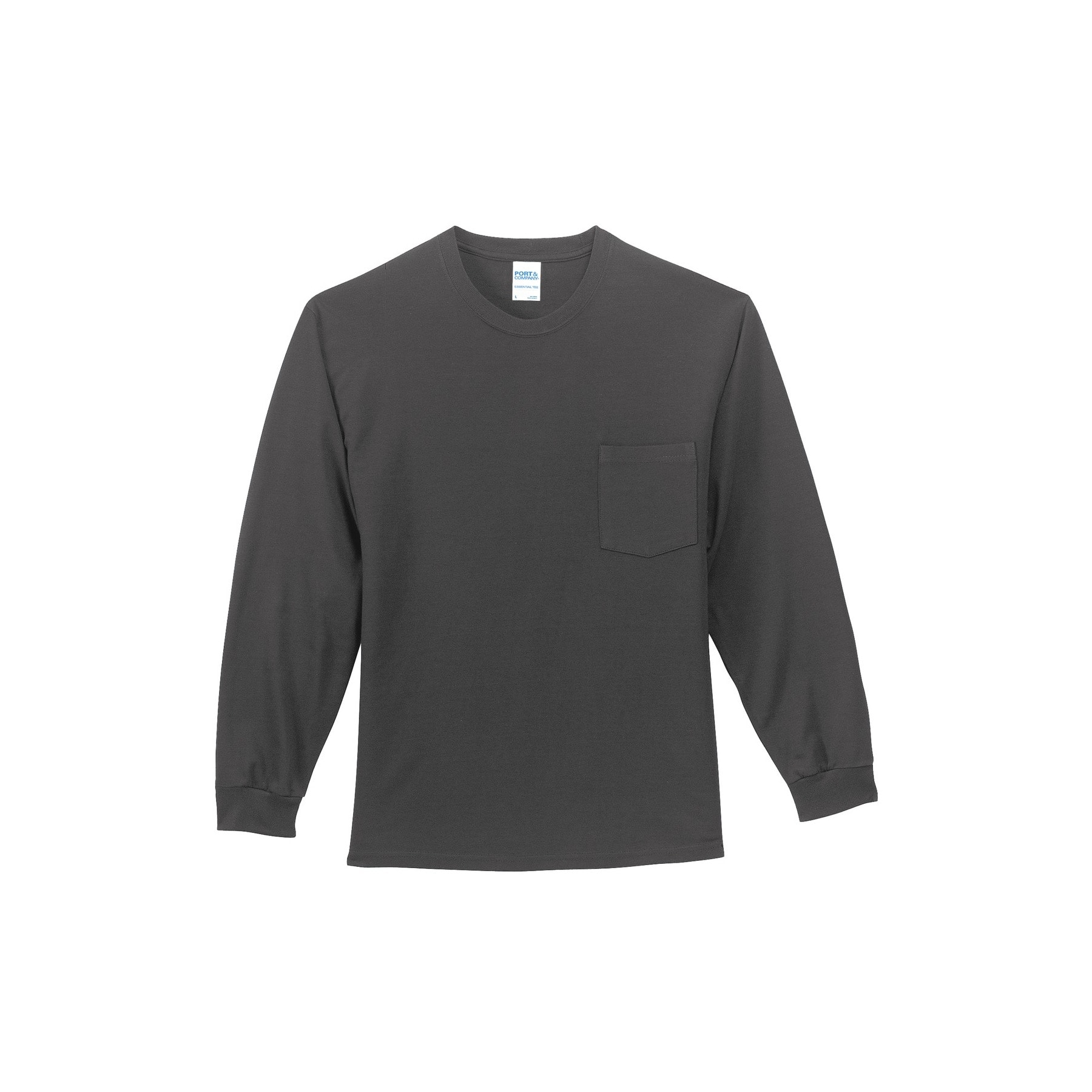 Port & Company® Tall Long Sleeve Essential Pocket T-Shirt
