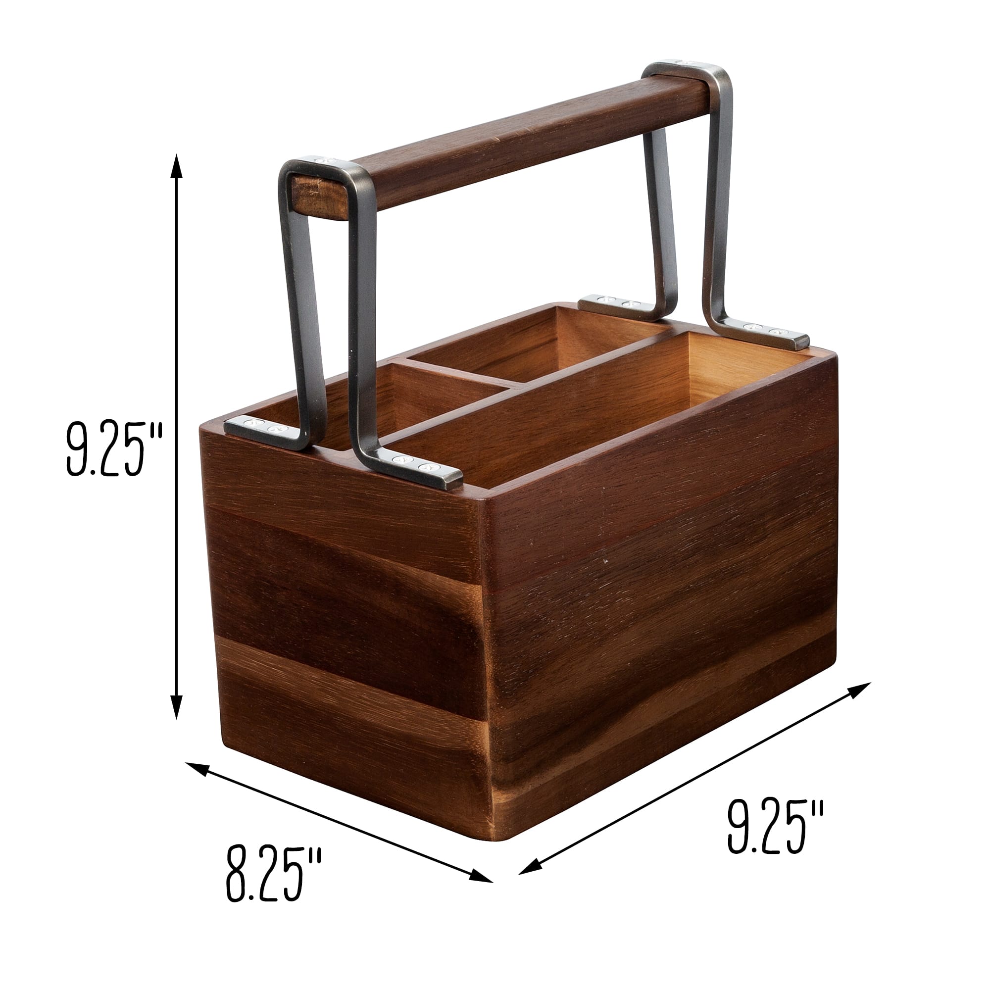 Honey Can Do Acacia Cutlery Caddy