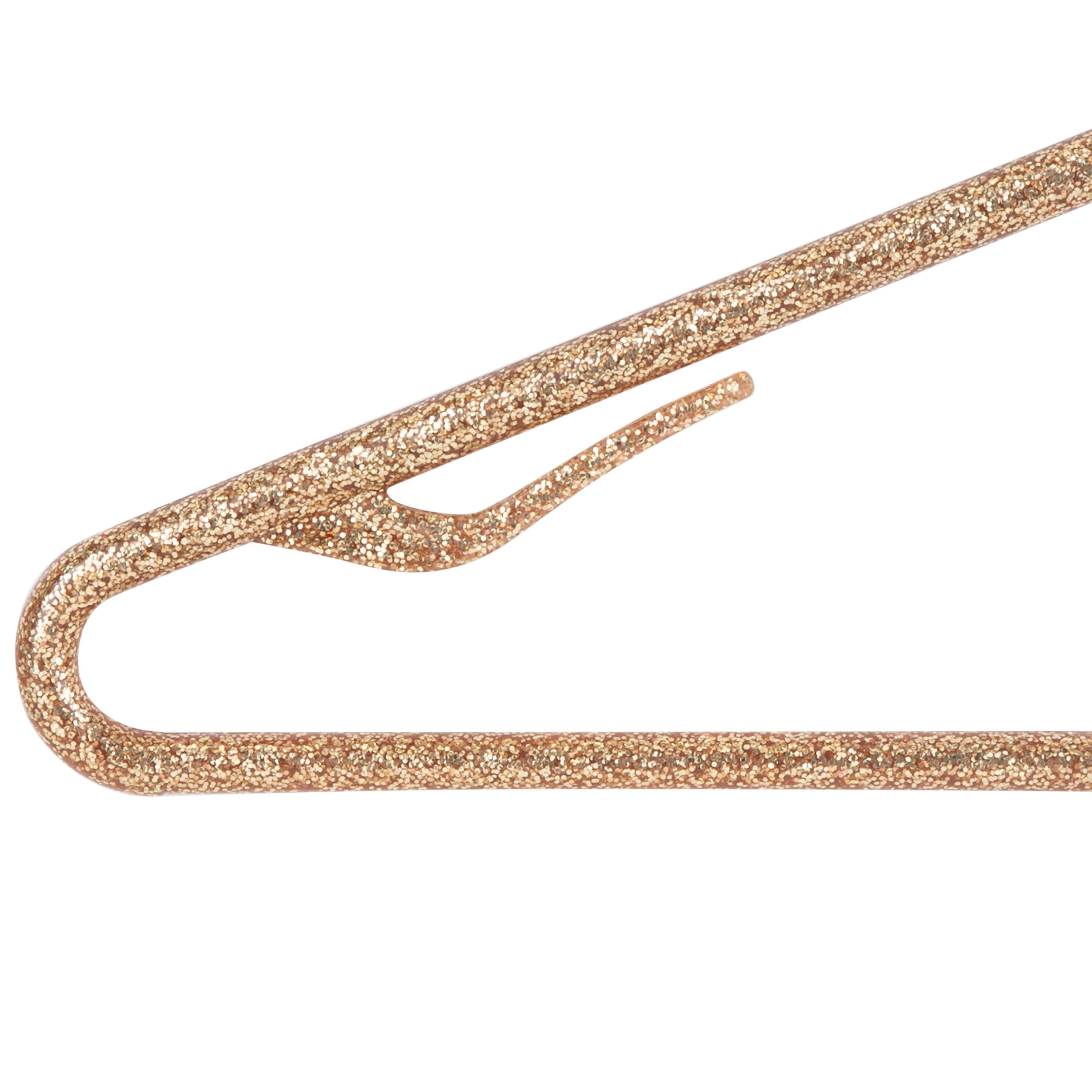 Simplify Gold Granite Look Design Hangers, 10ct.