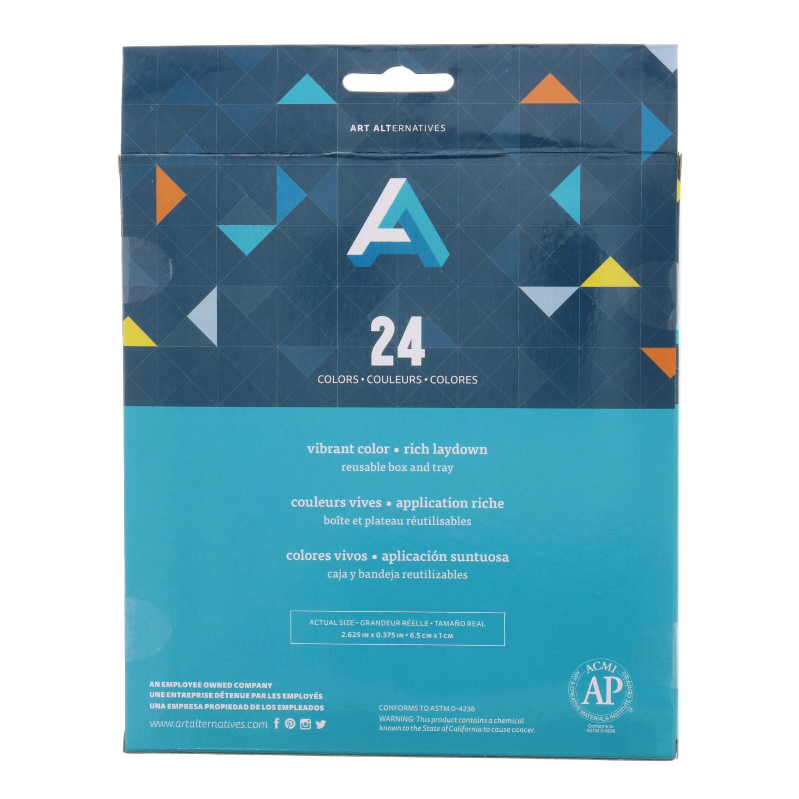 Art Alternatives Artist&#x27;s 24 Color Soft Pastel Set