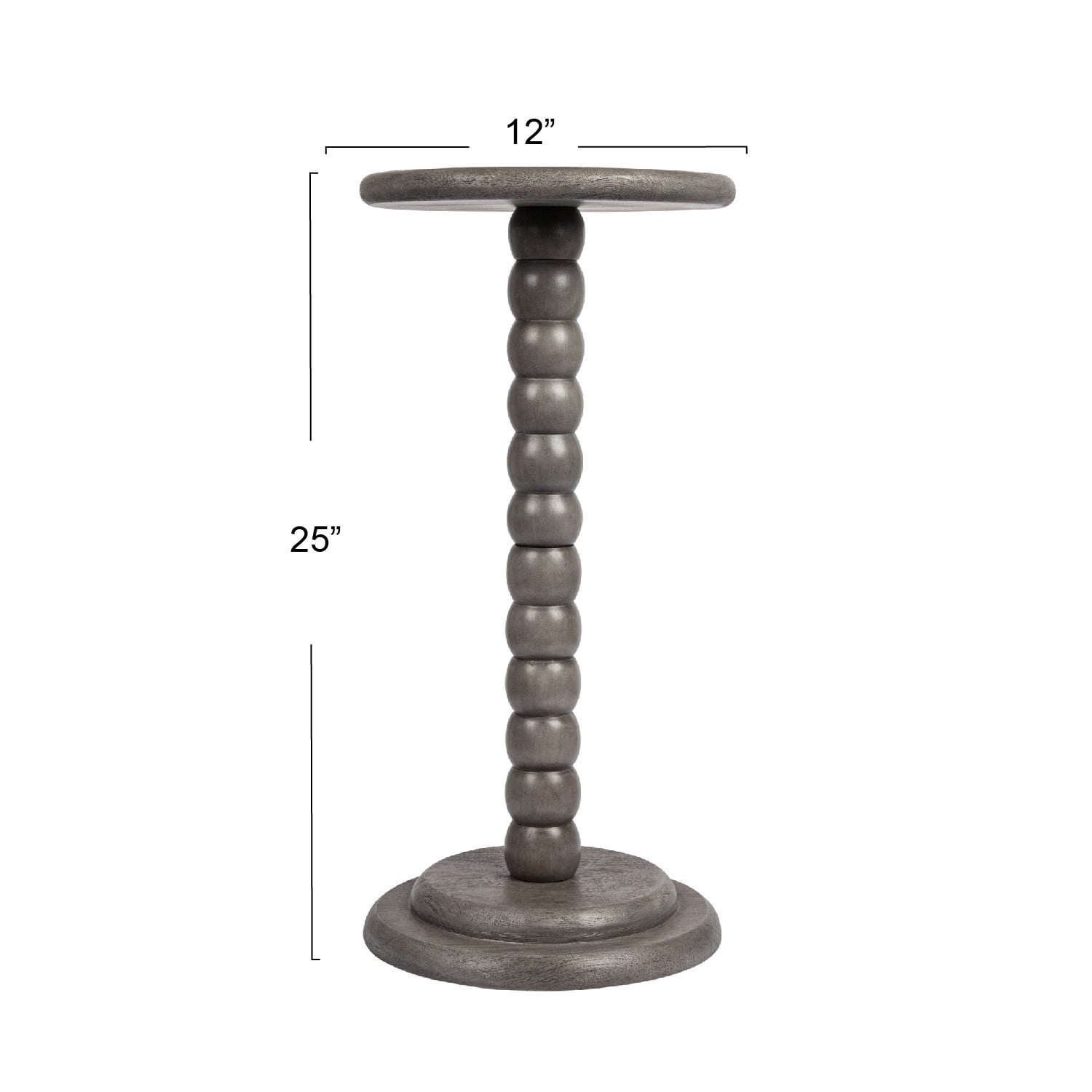 Hello Honey® 25" Stacked Pedestal Cocktail Side Table