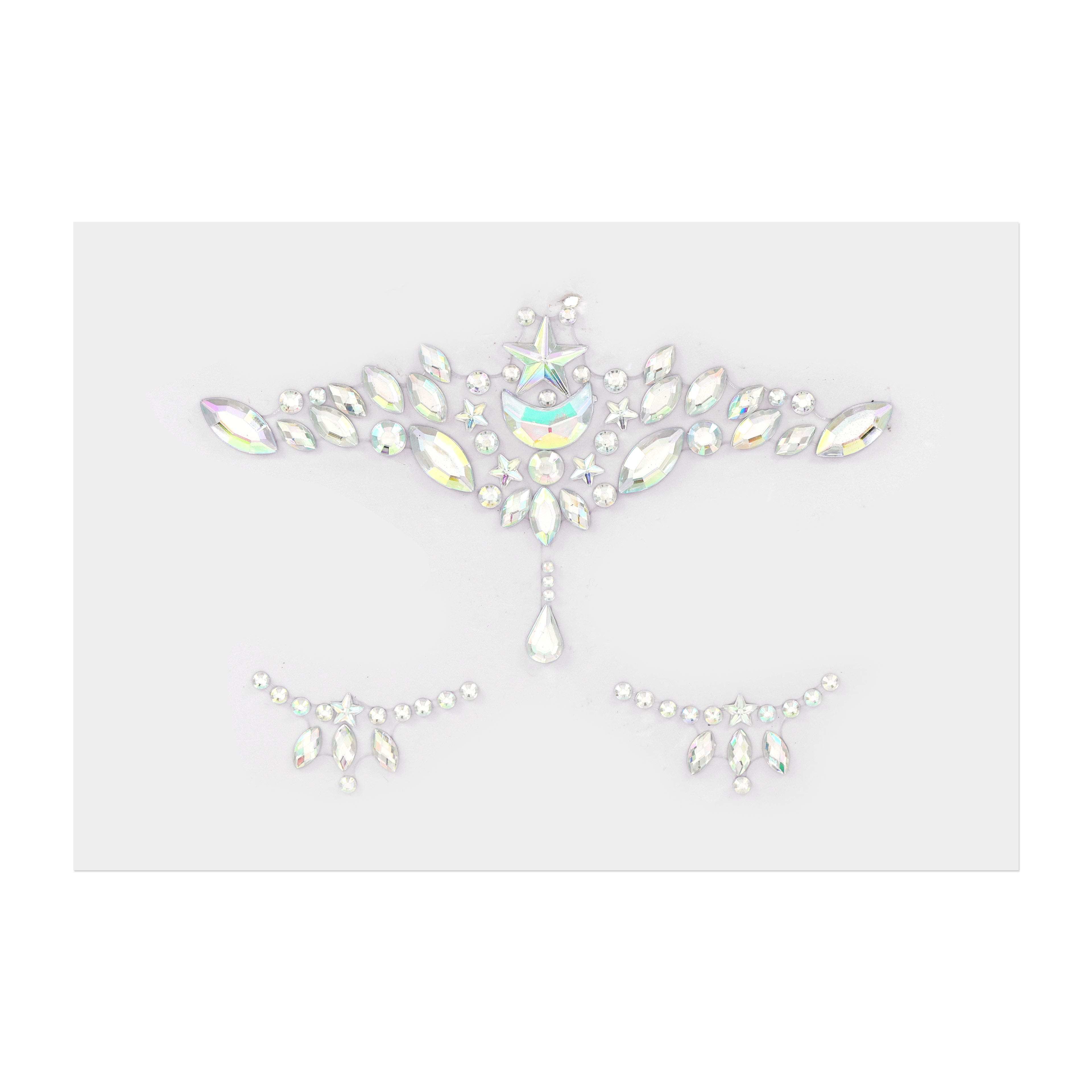Silver Moon Gem Face Decal by Celebrate It&#x2122;