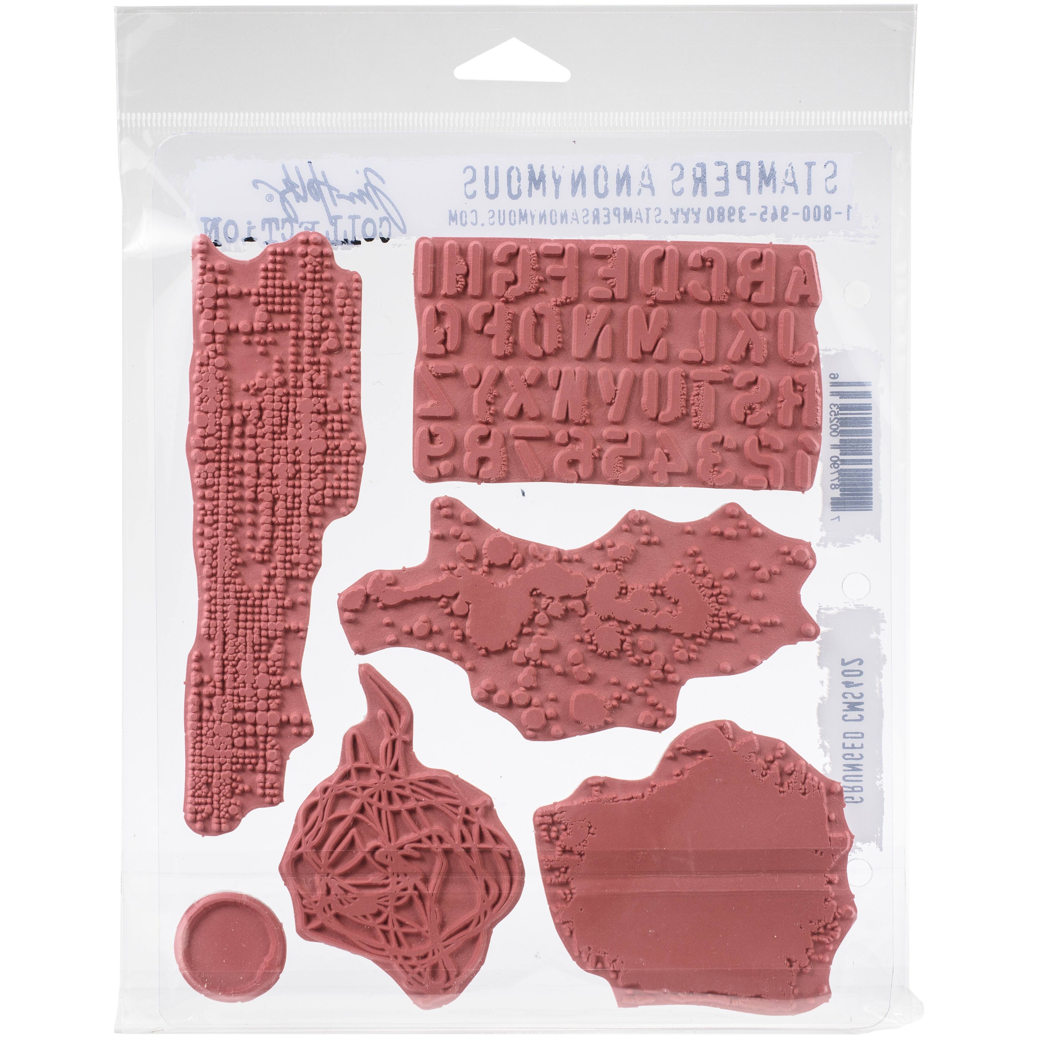 Stampers Anonymous Tim Holtz&#xAE; Grunged Cling Stamps