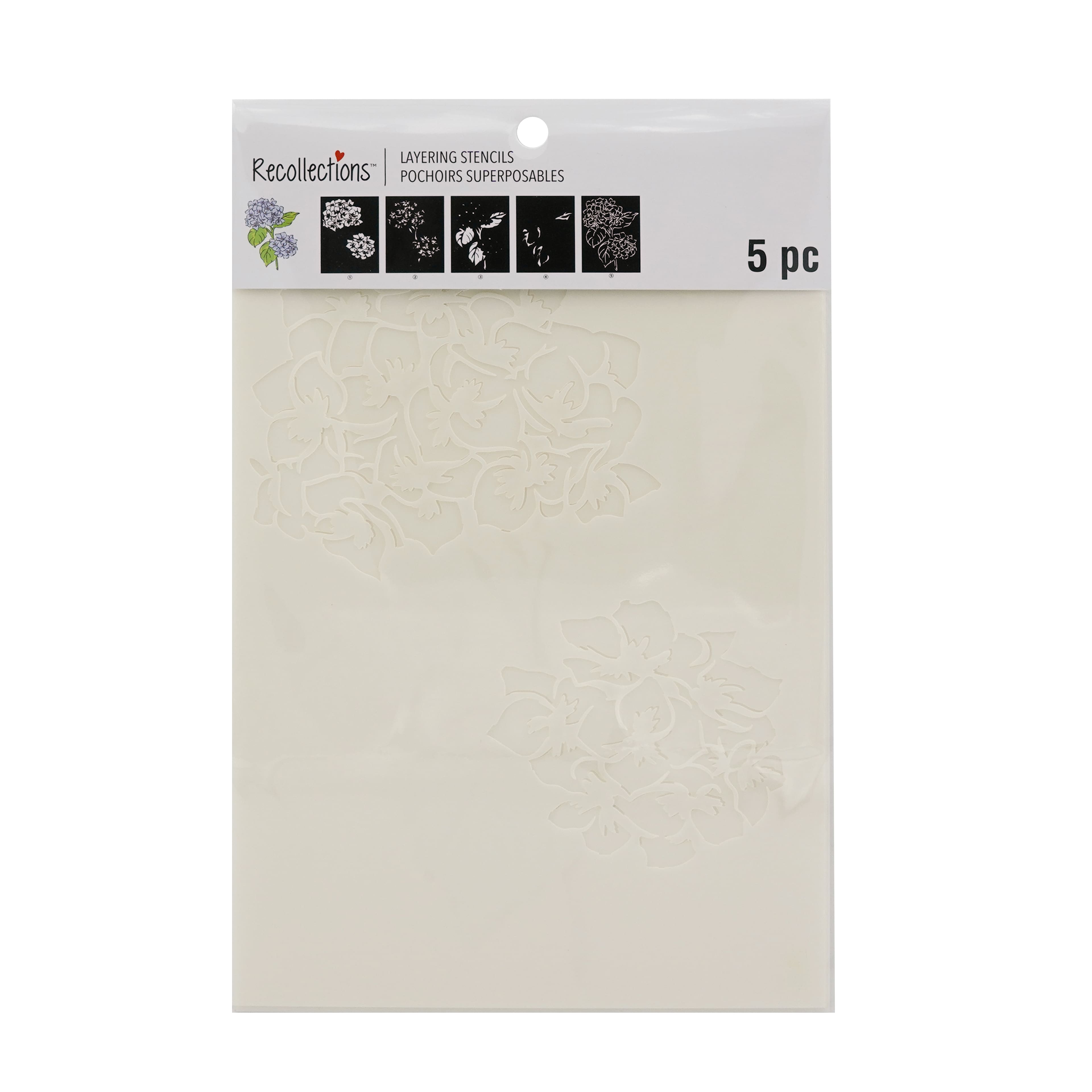 Hydrangeas Layering Stencils by Recollections&#x2122;