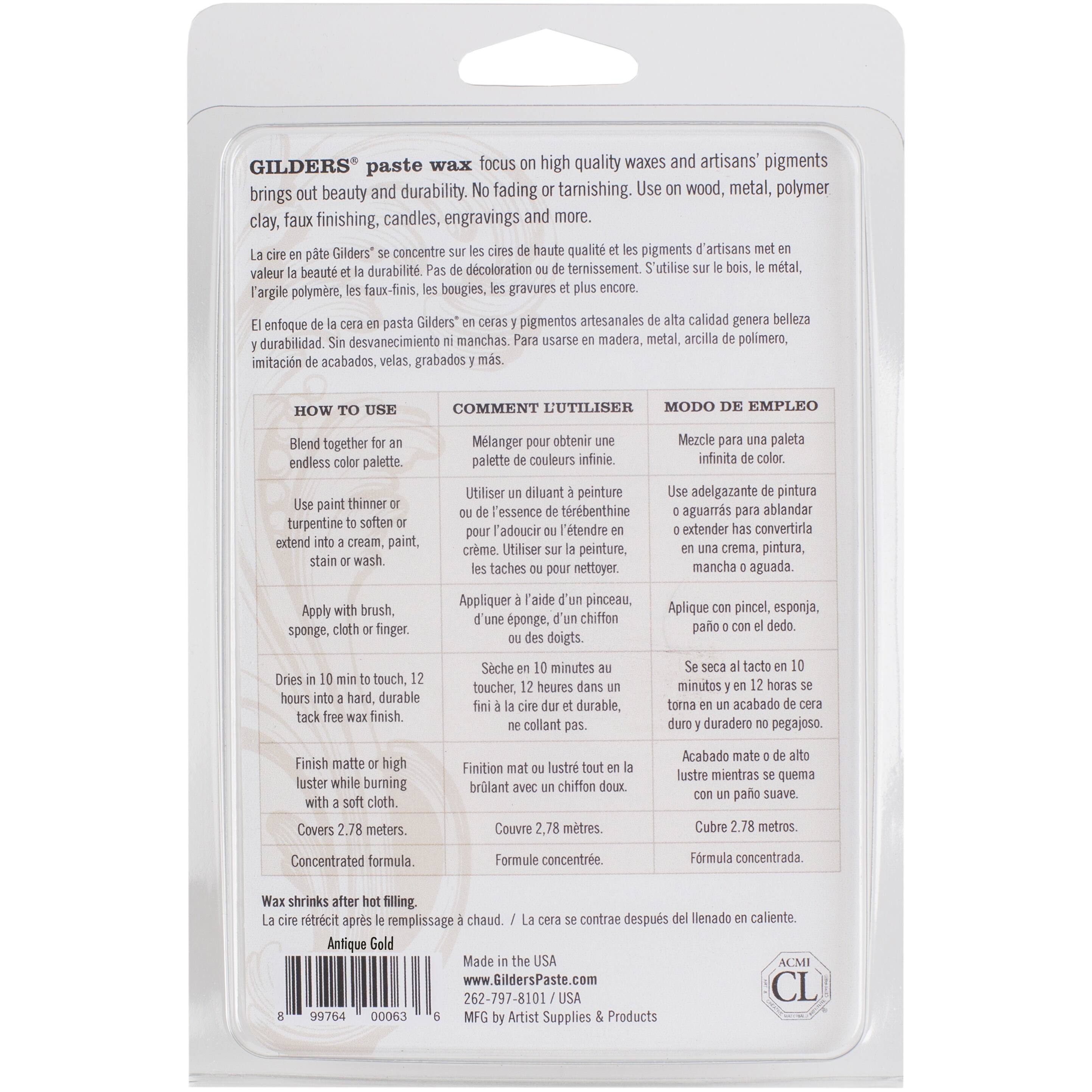 Gilders&#xAE; Baroque Art Paste Wax