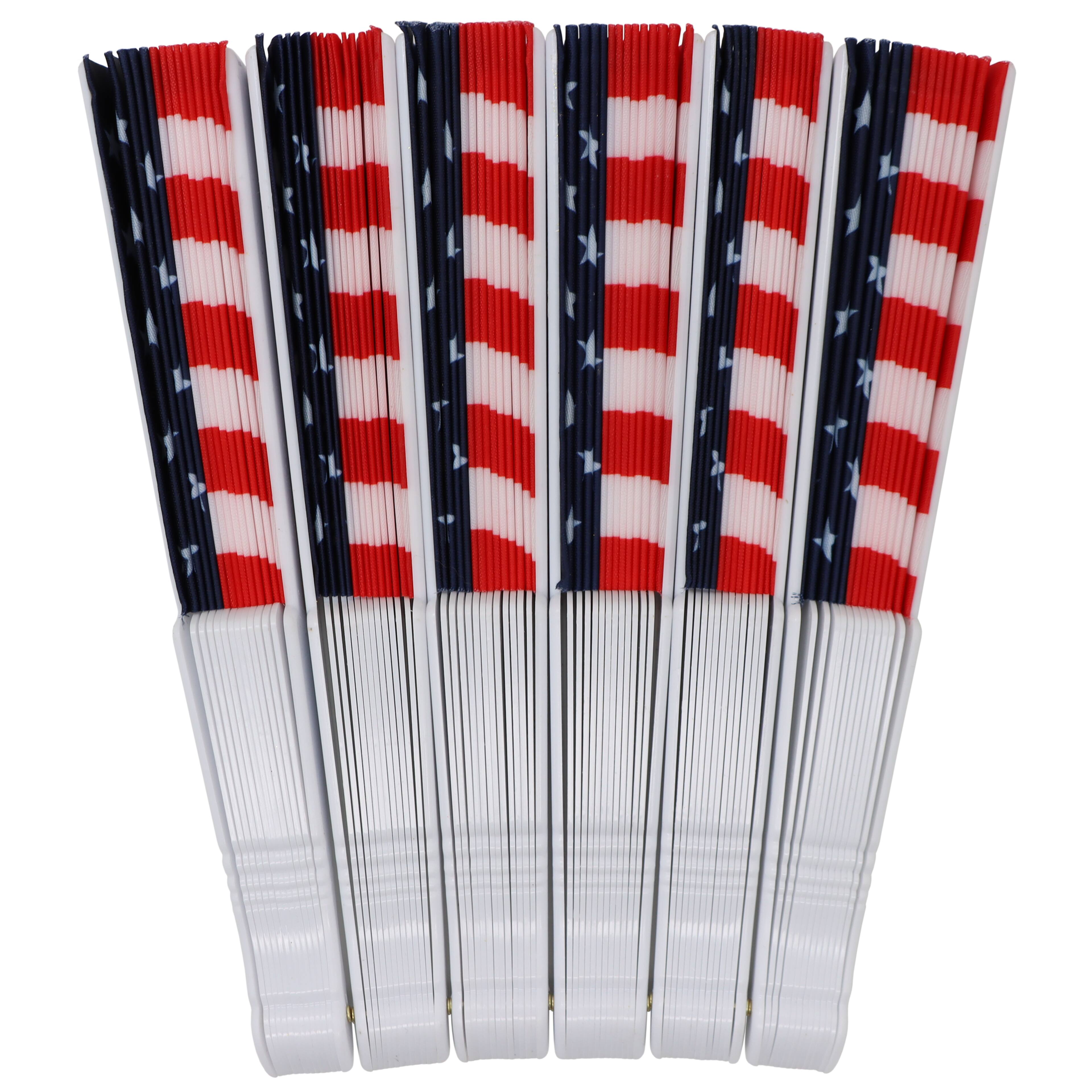 American Flag Fans, 6ct. by Celebrate It&#x2122;