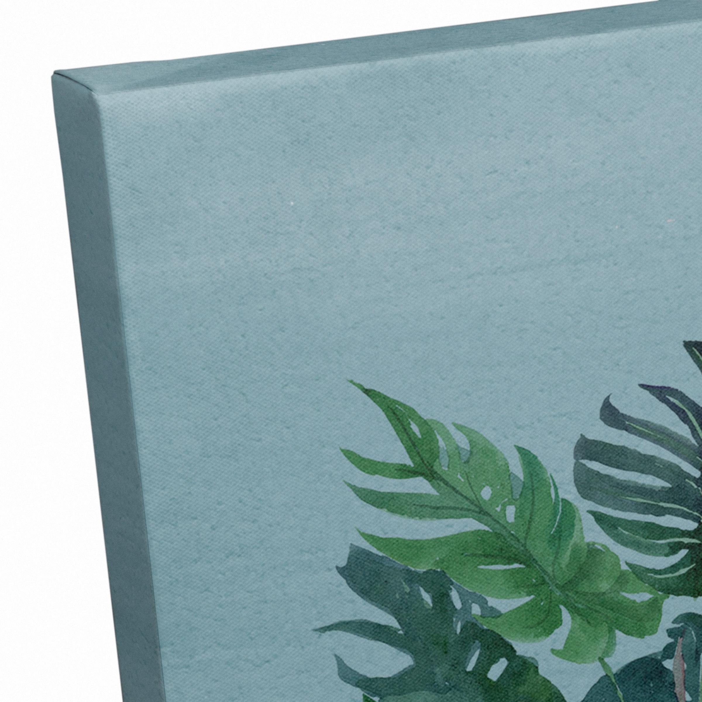 Flamingo In The Tub 20" x 20" Canvas Wall Art