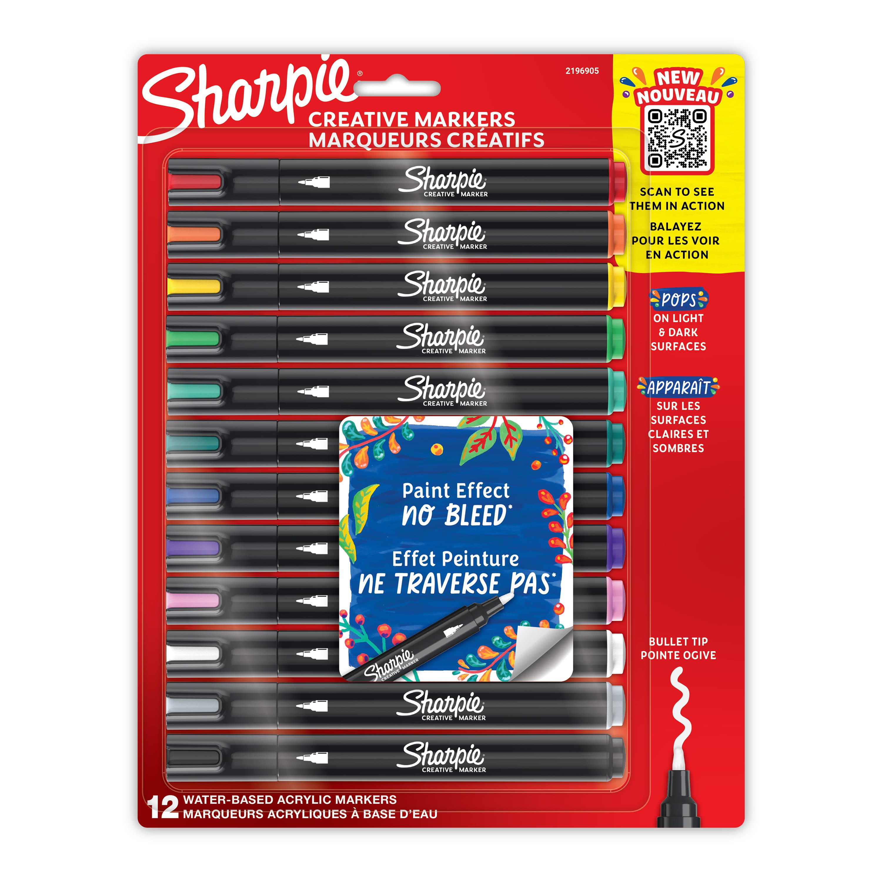 Sharpie® 12 Colour Bullet Tip Creative Markers