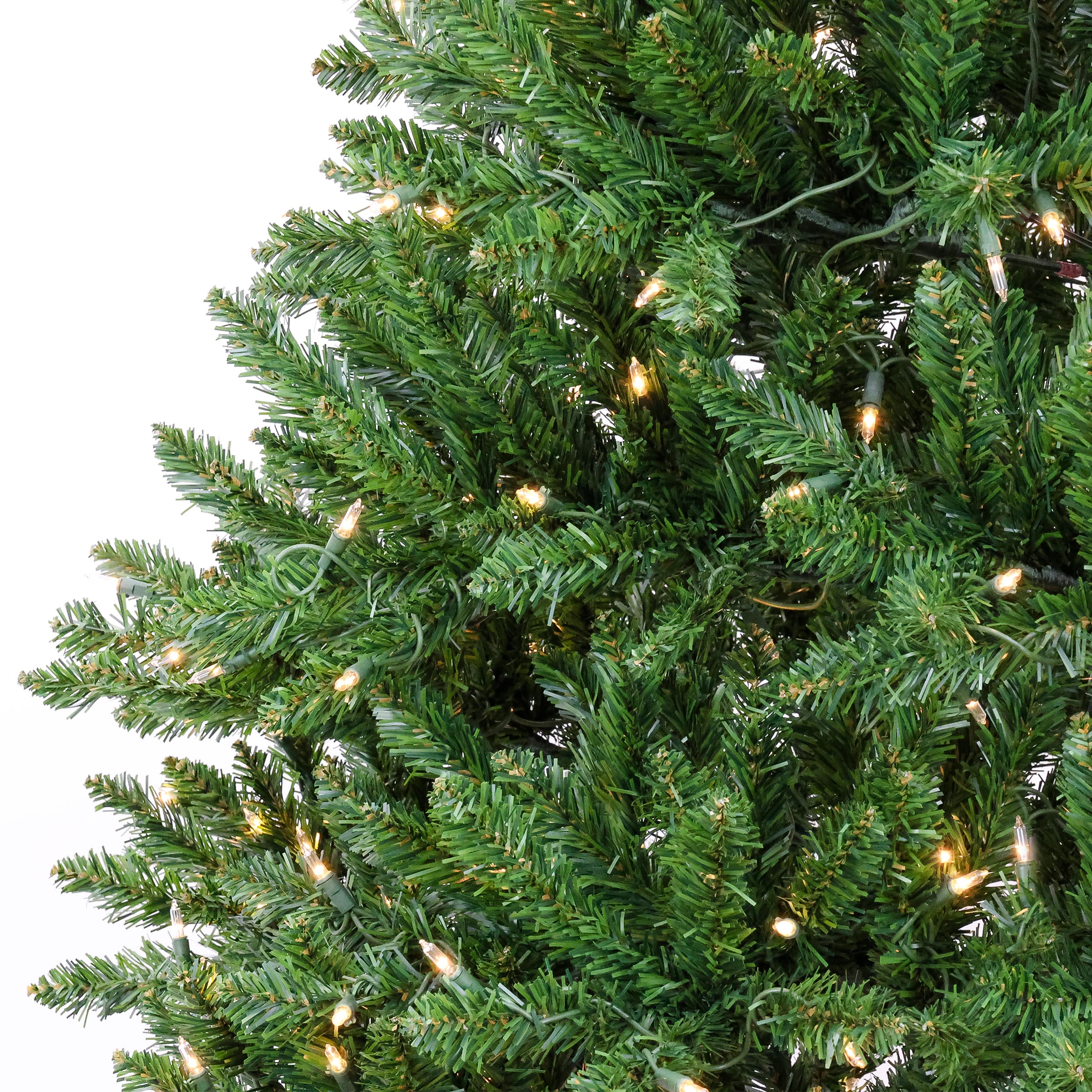 7.5ft. Pre-Lit Chesterfield Spruce Artificial Christmas Tree, Clear Lights