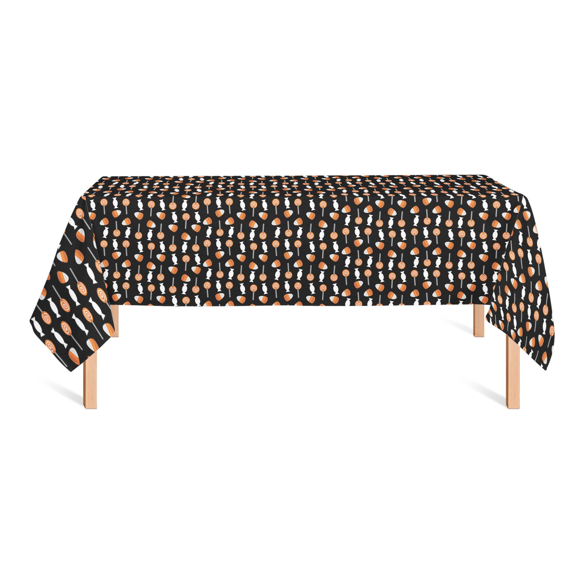 102" Halloween Candy Tablecloth
