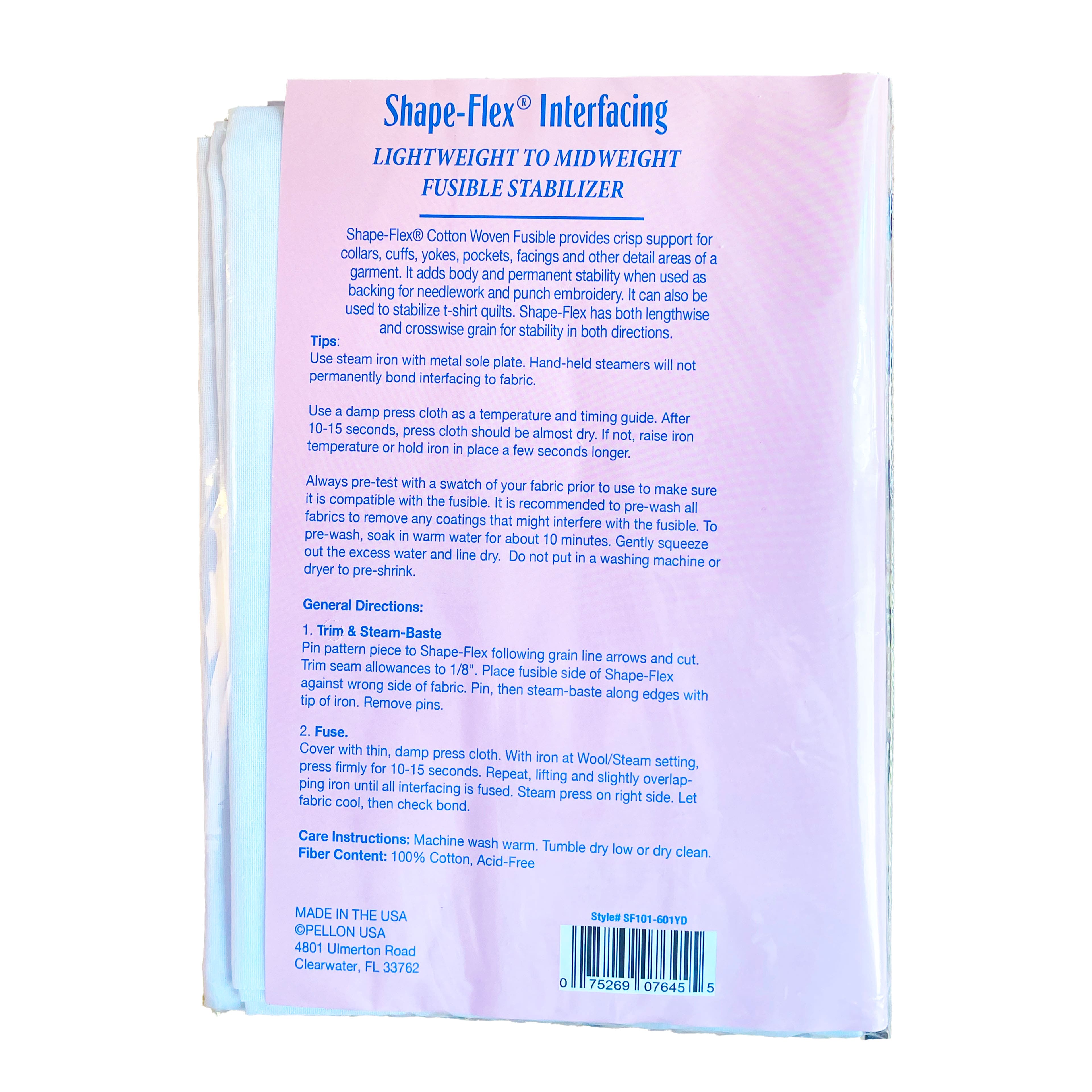 Pellon® SF101 Shape-Flex® Interfacing