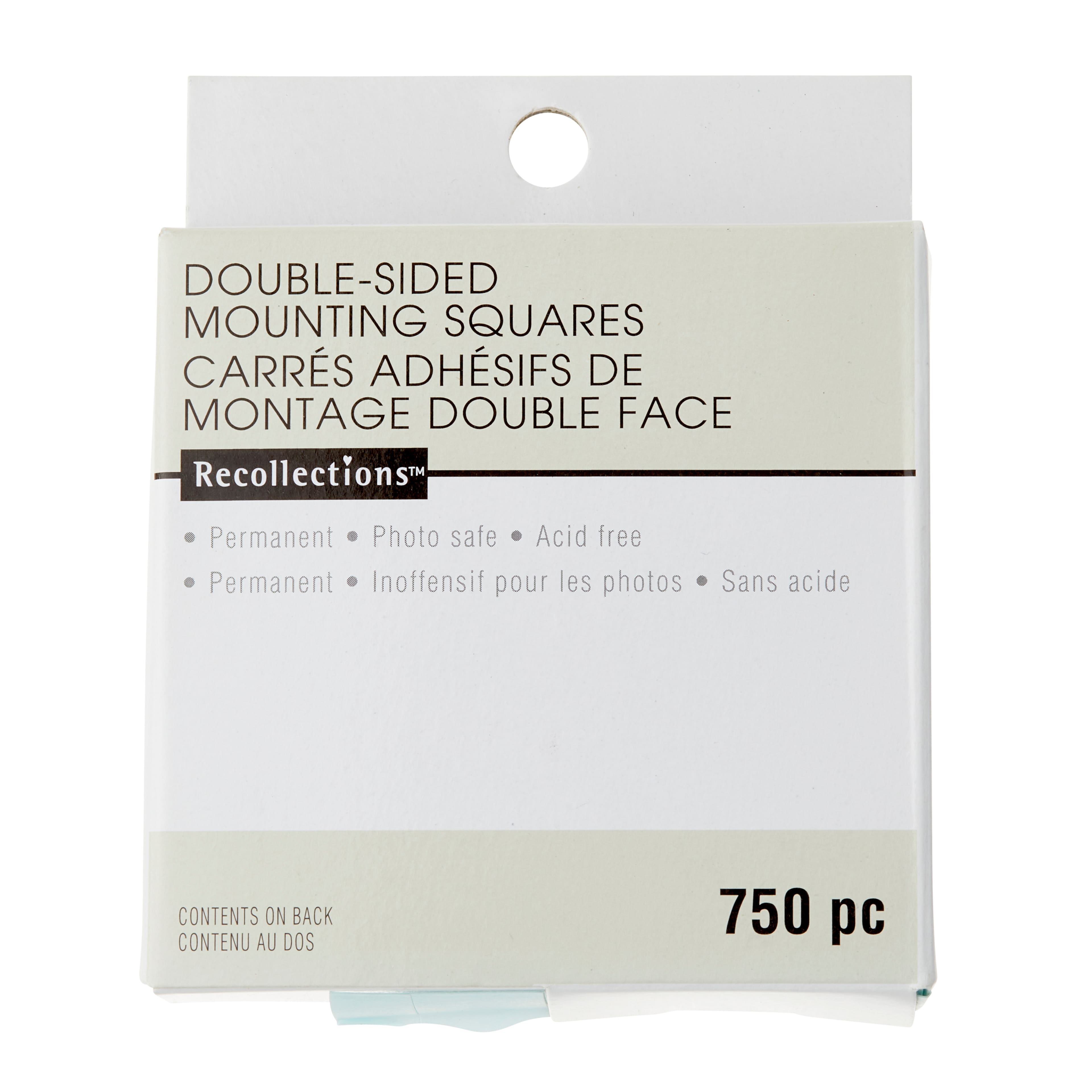Recollections Permanent Double-Sided Mounting Squares - 750 ct