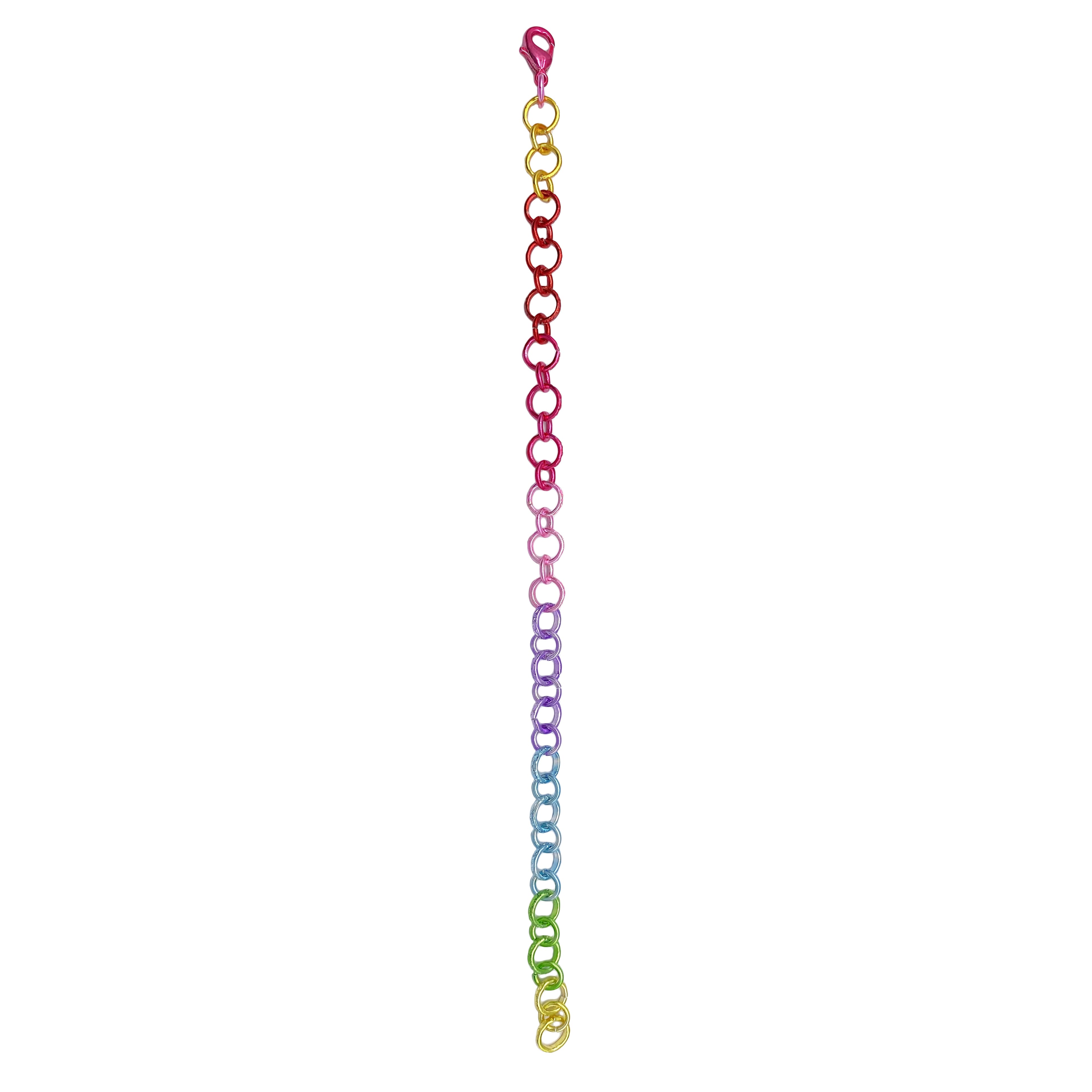 Rainbow Long &#x26; Short Charm Bracelet by Bead Landing&#x2122;