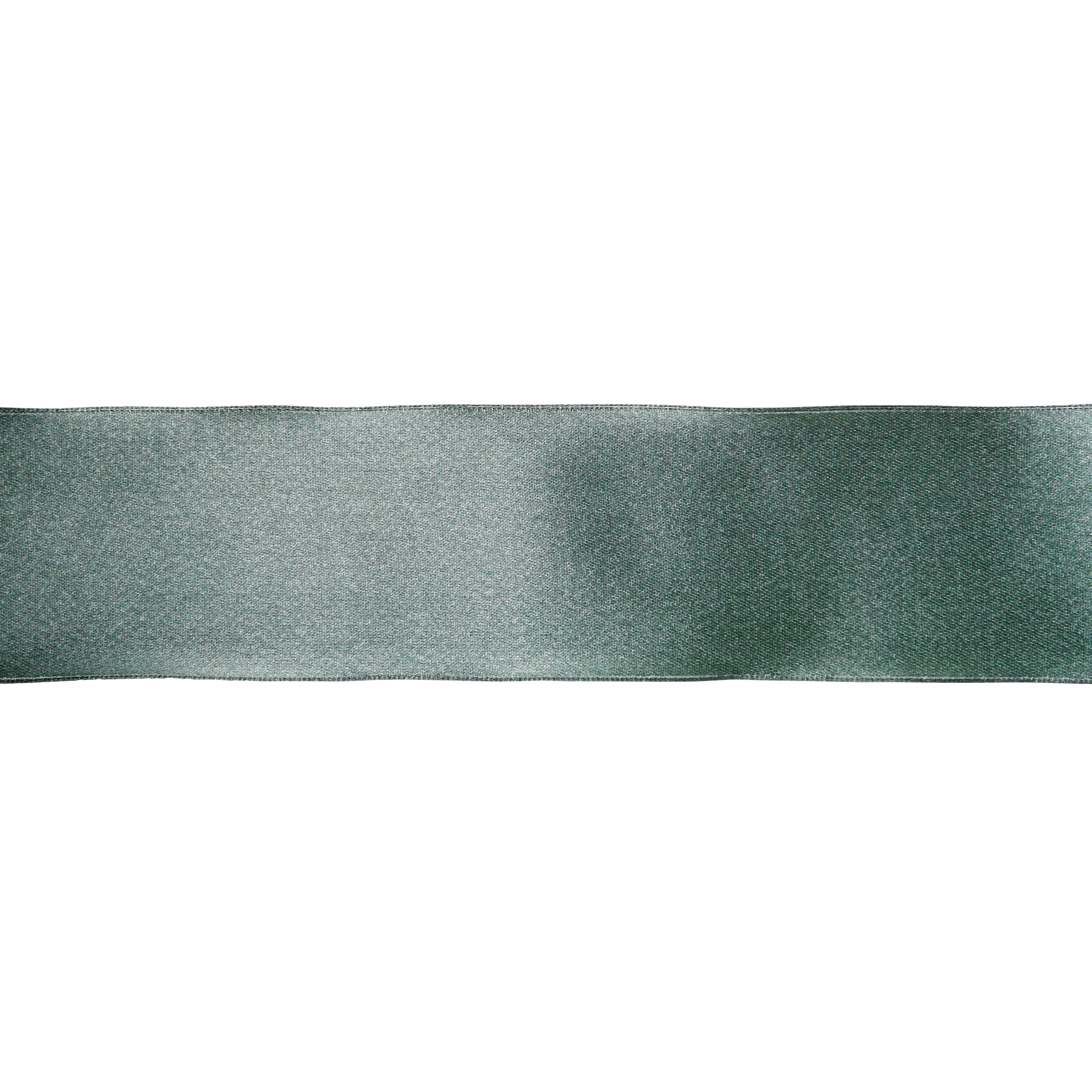 2.5&#x22; x 20ft. Sage Wired Sateen Ribbon by Celebrate It&#xAE;