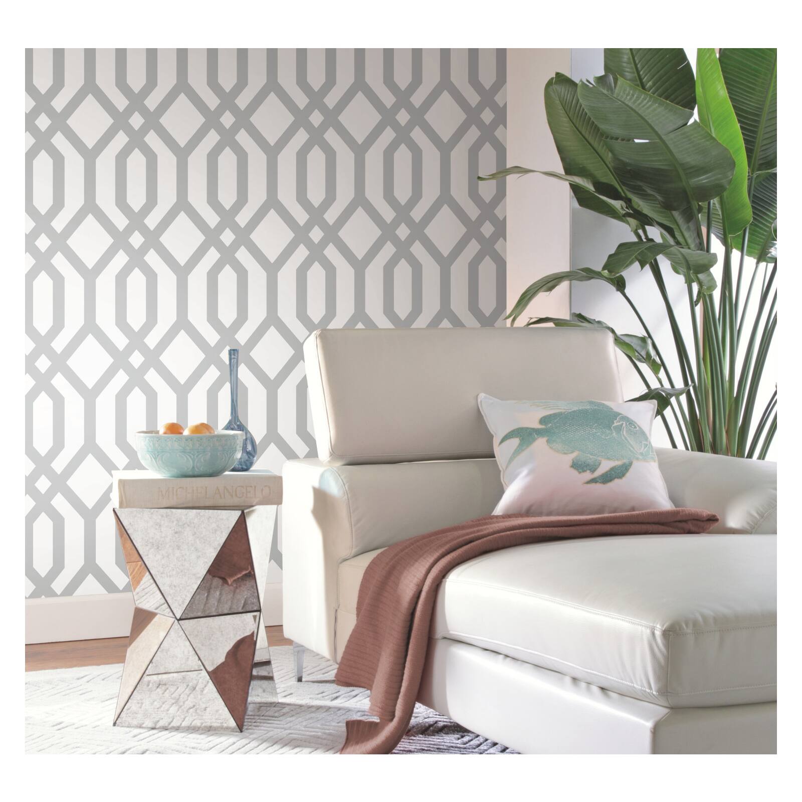 RoomMates Gazebo Lattice Peel & Stick Wallpaper
