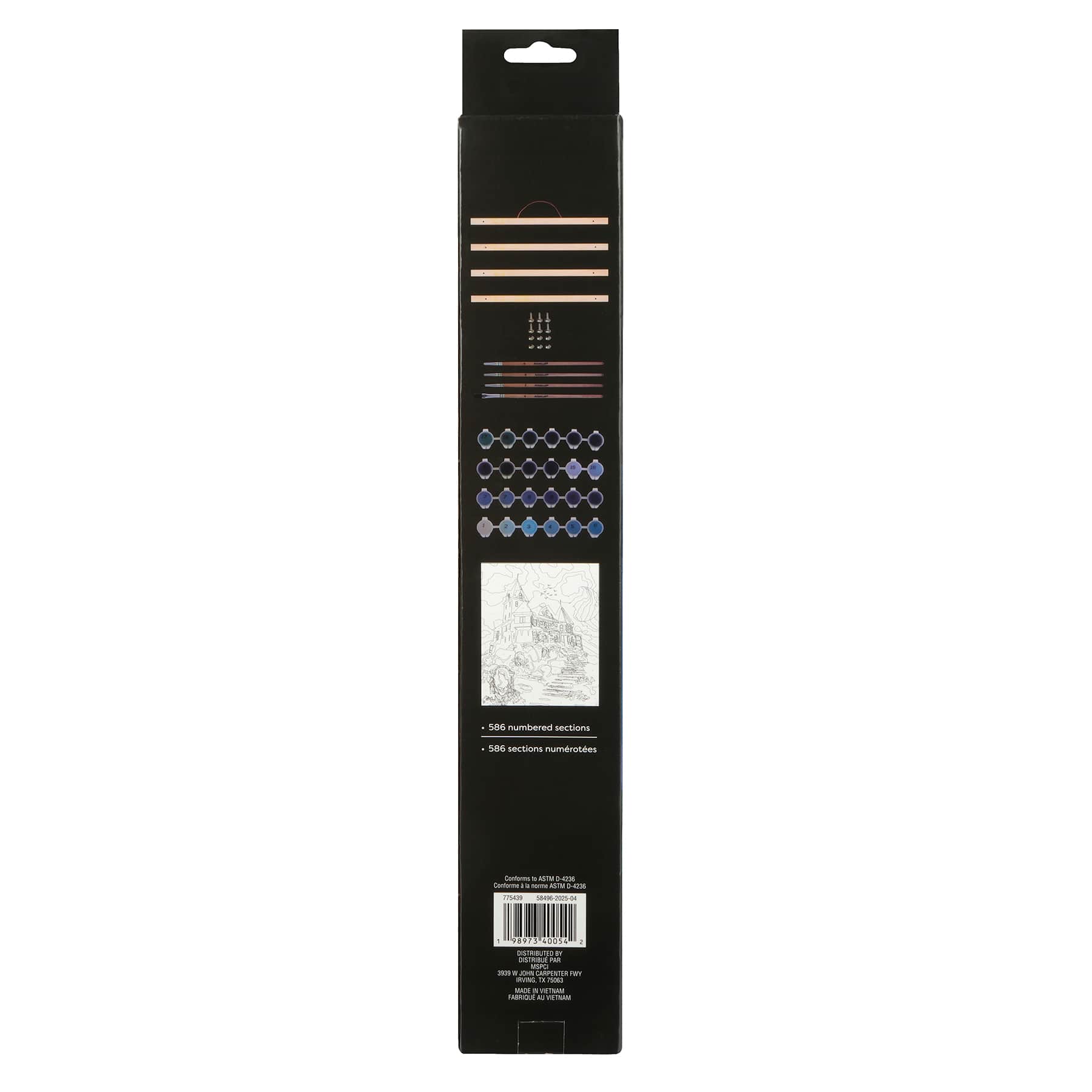 16&#x22; x 20&#x22; House on Hill Paint-by-Number Kit with Wood Display Hanger by Artist&#x27;s Loft&#xAE;