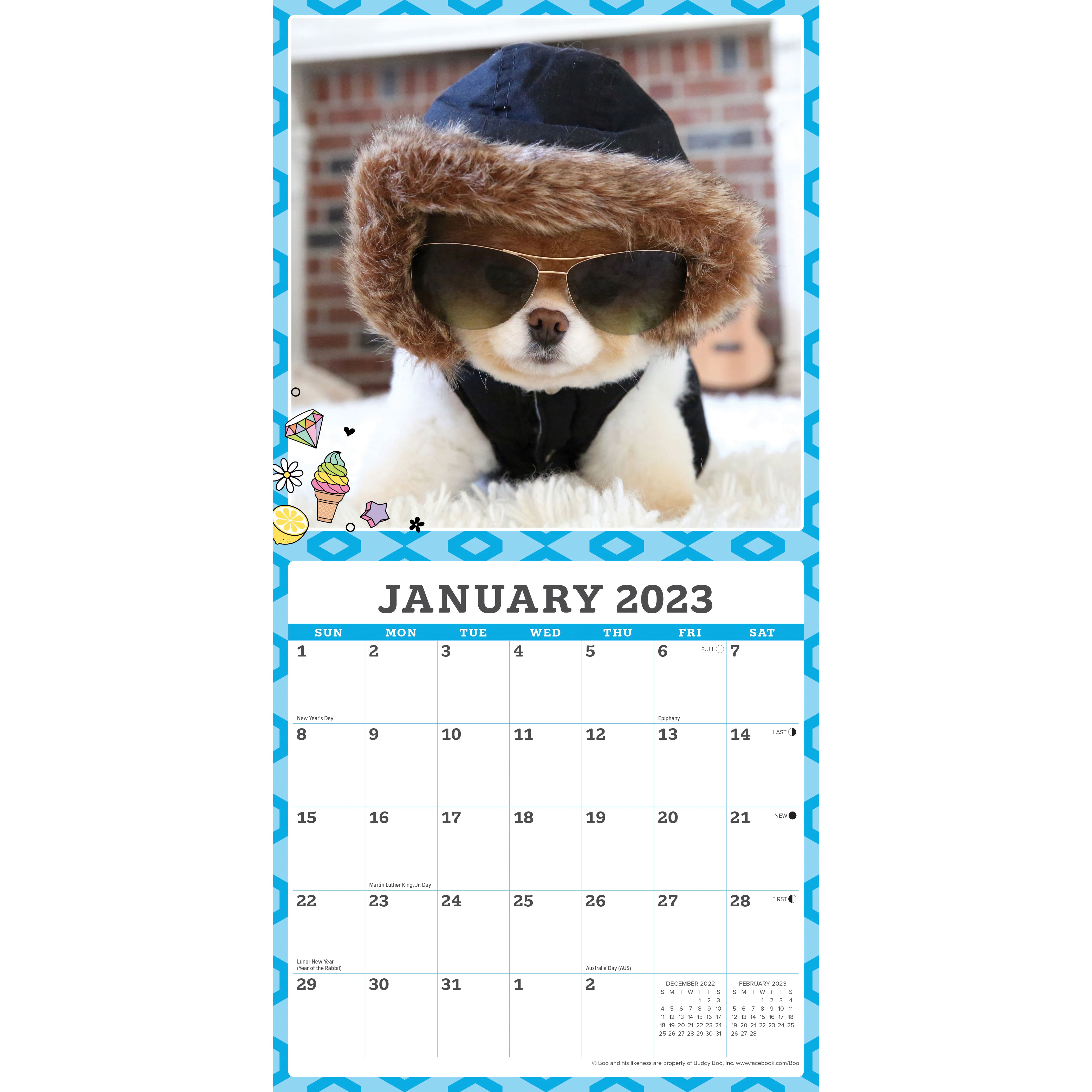 2023 Boo Mini Wall Calendar Michaels