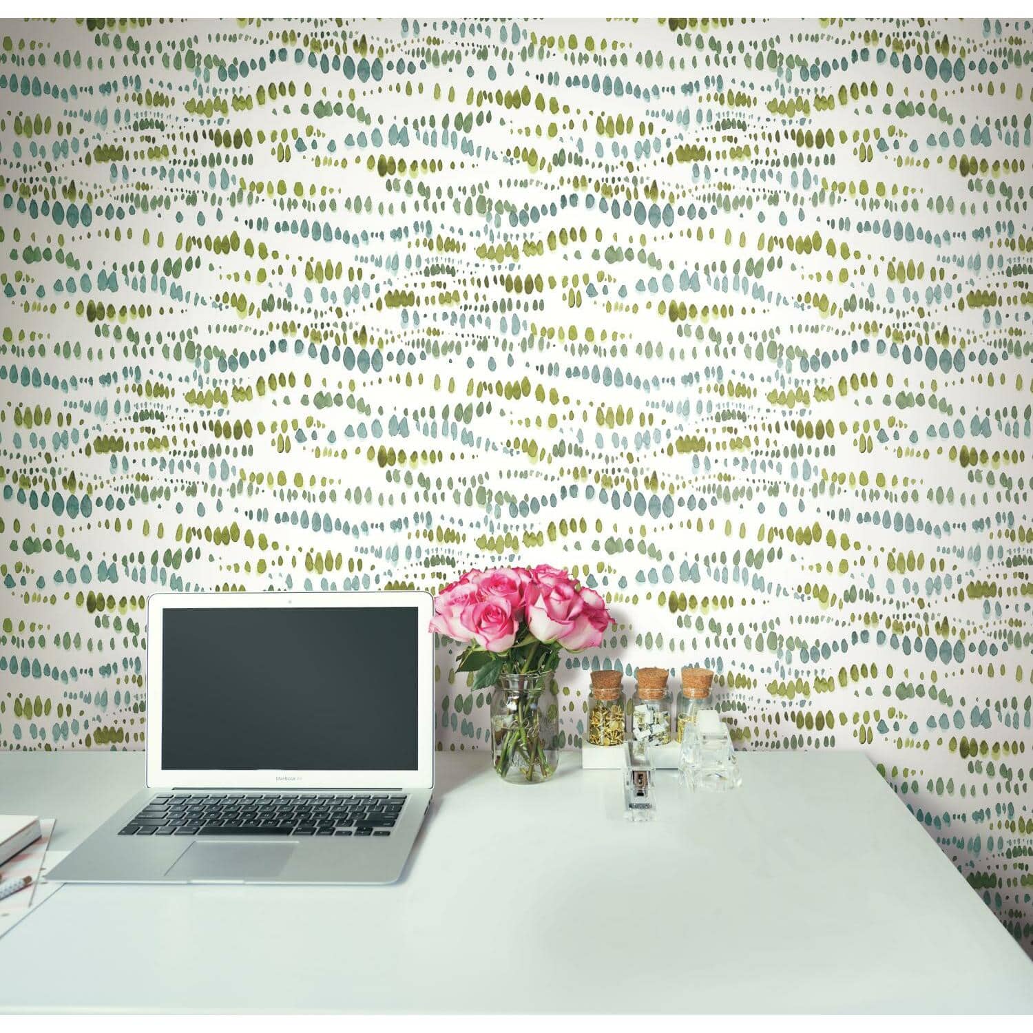 RoomMates Dotted Line Peel & Stick Wallpaper