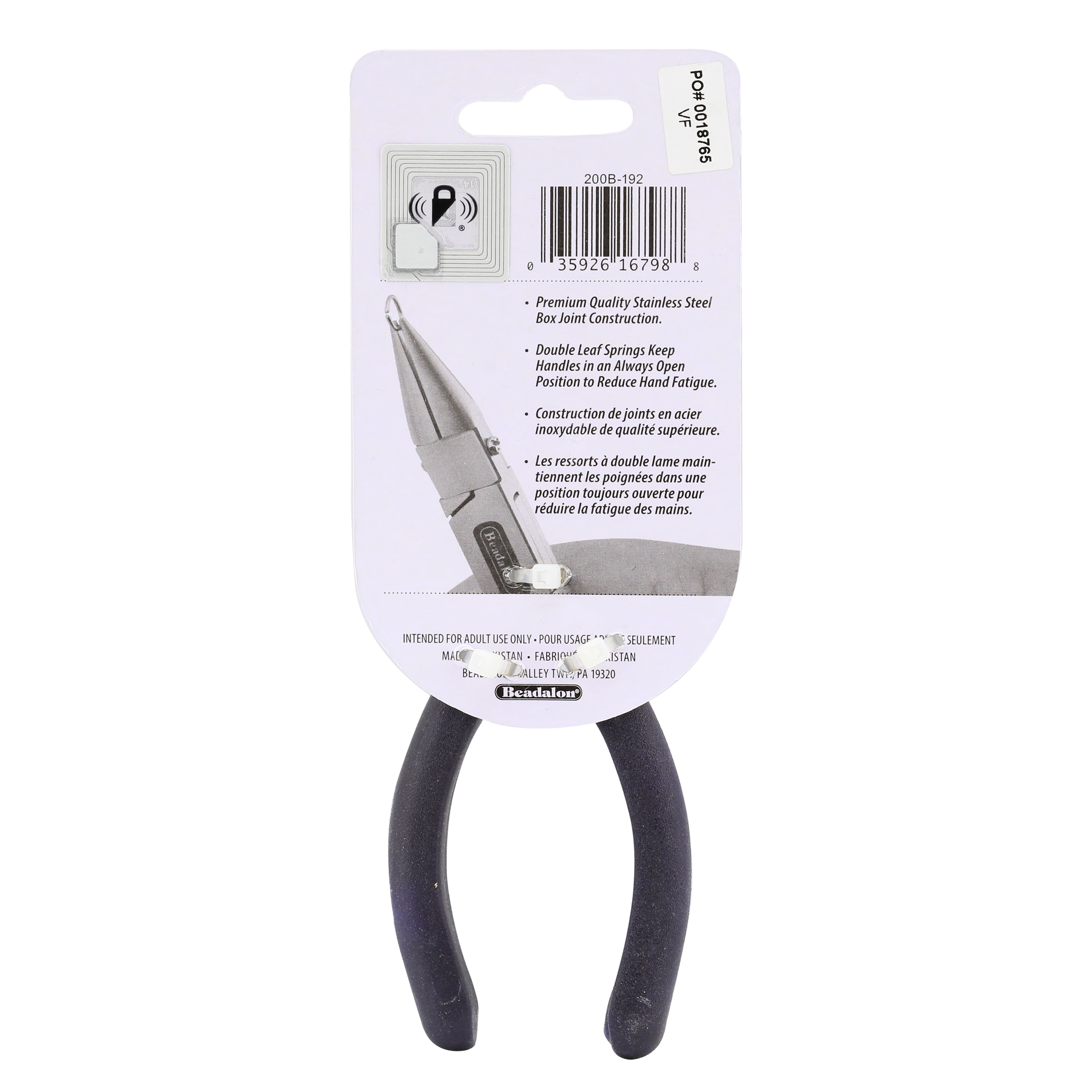 Beadalon&#xAE; Professional Series Nylon Inner Jaw Chain Nose Pliers
