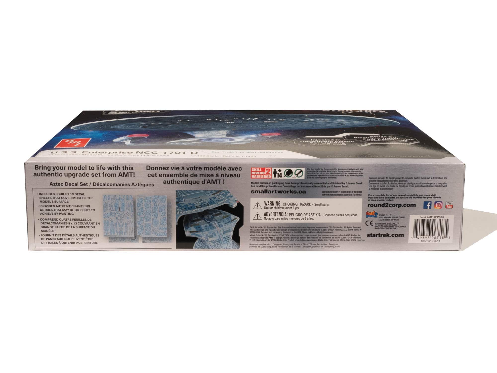 AMT&#xAE; Star Trek: The Next Generation U.S.S. Enterprise NCC-1701-D 1:1400 Scale Model Kit