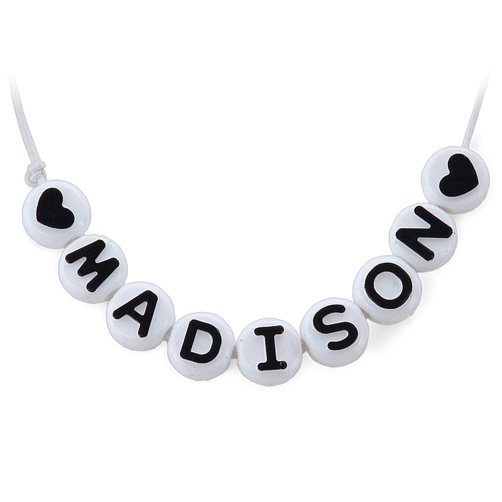 Hygloss&#xAE; Black &#x26; White ABC Beads