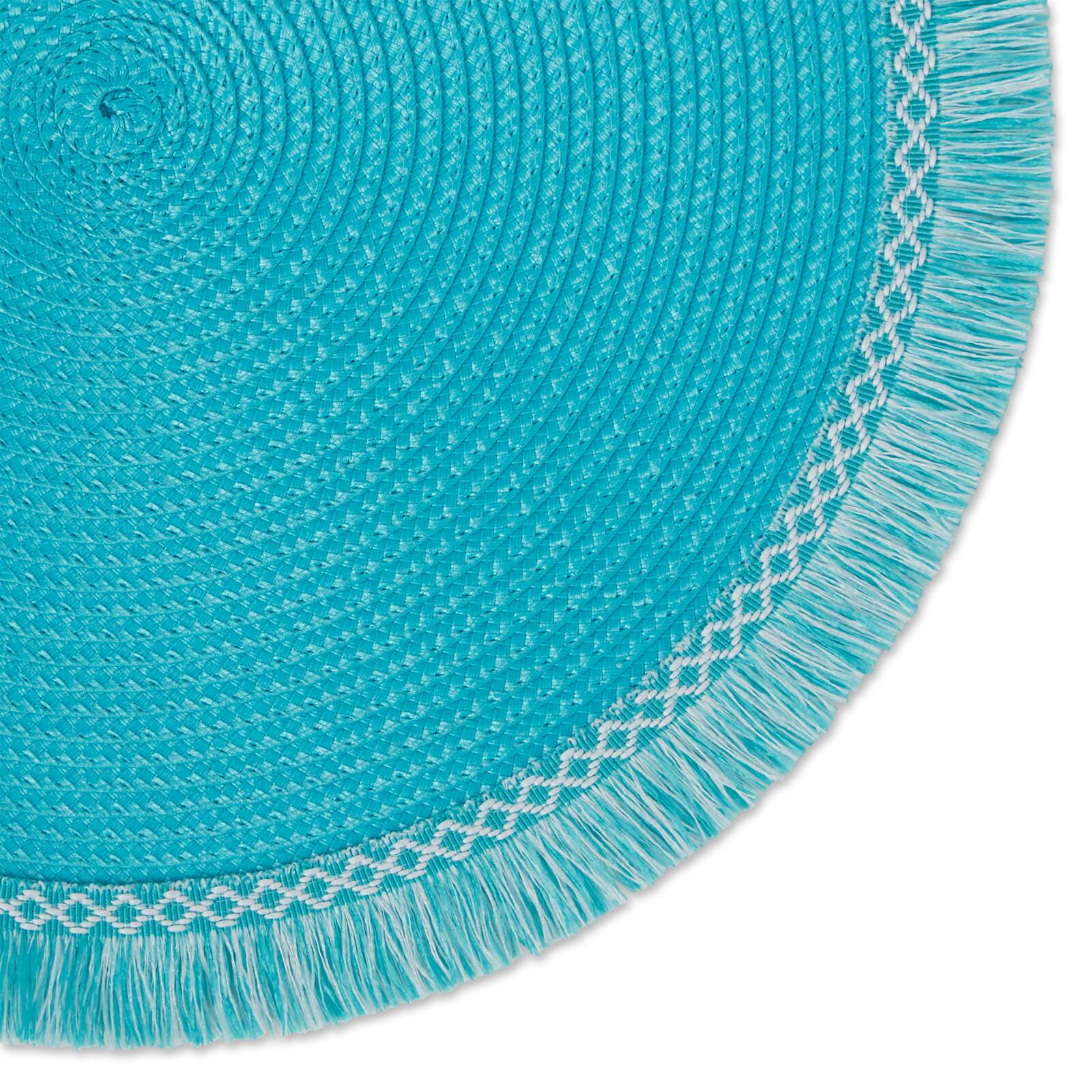 DII® Round Fringed Placemats