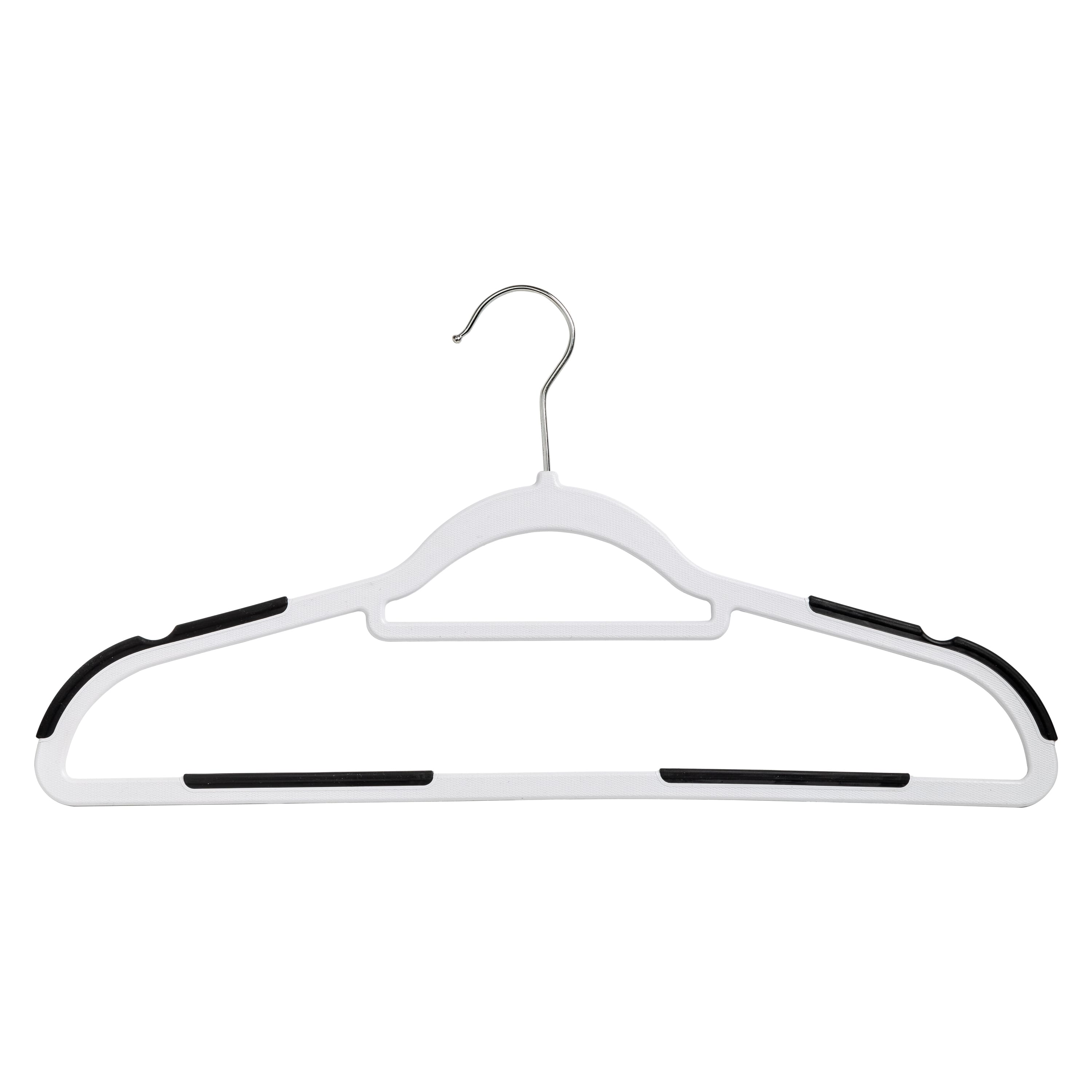 Hanger Grip Rubber Black Non Slip Strip Accessories for Plastic Wood Hangers 