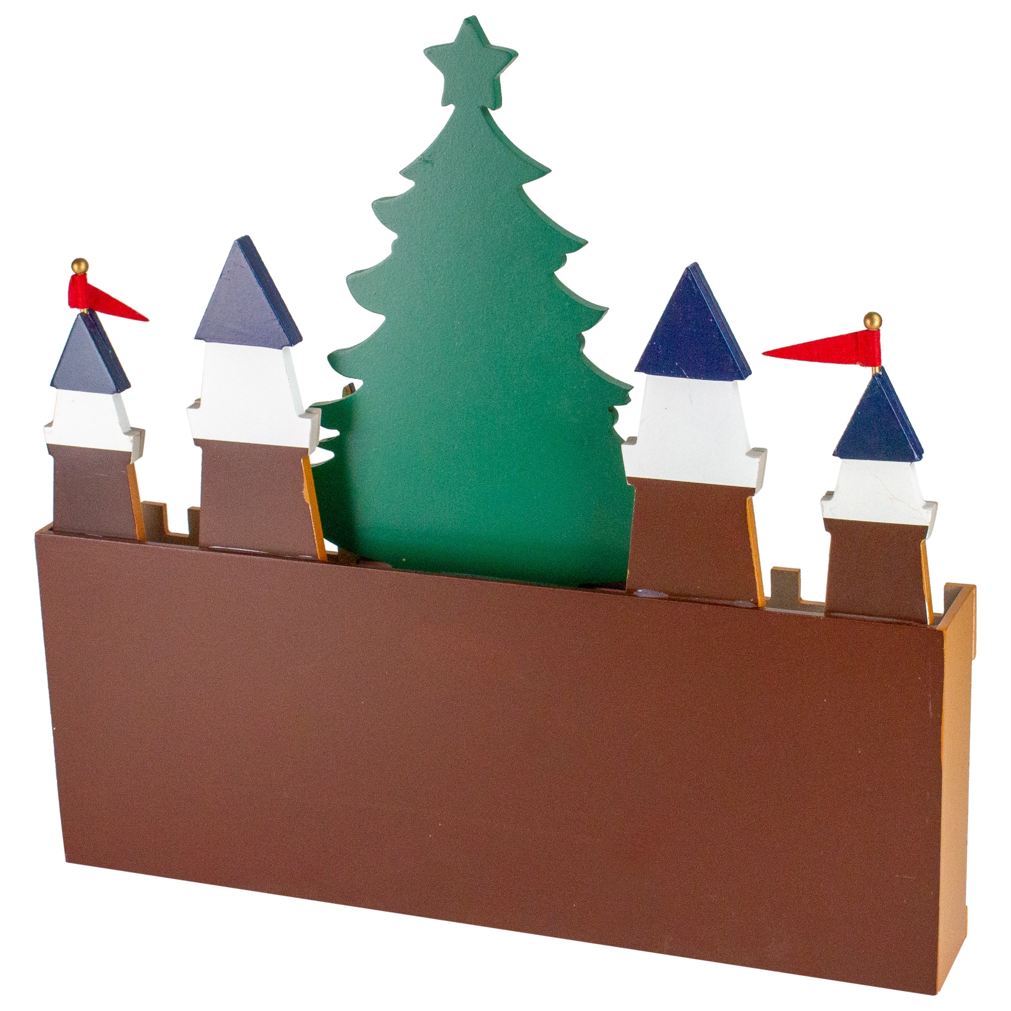 20.5&#x22; Nutcracker Castle Christmas Advent Calendar Decoration
