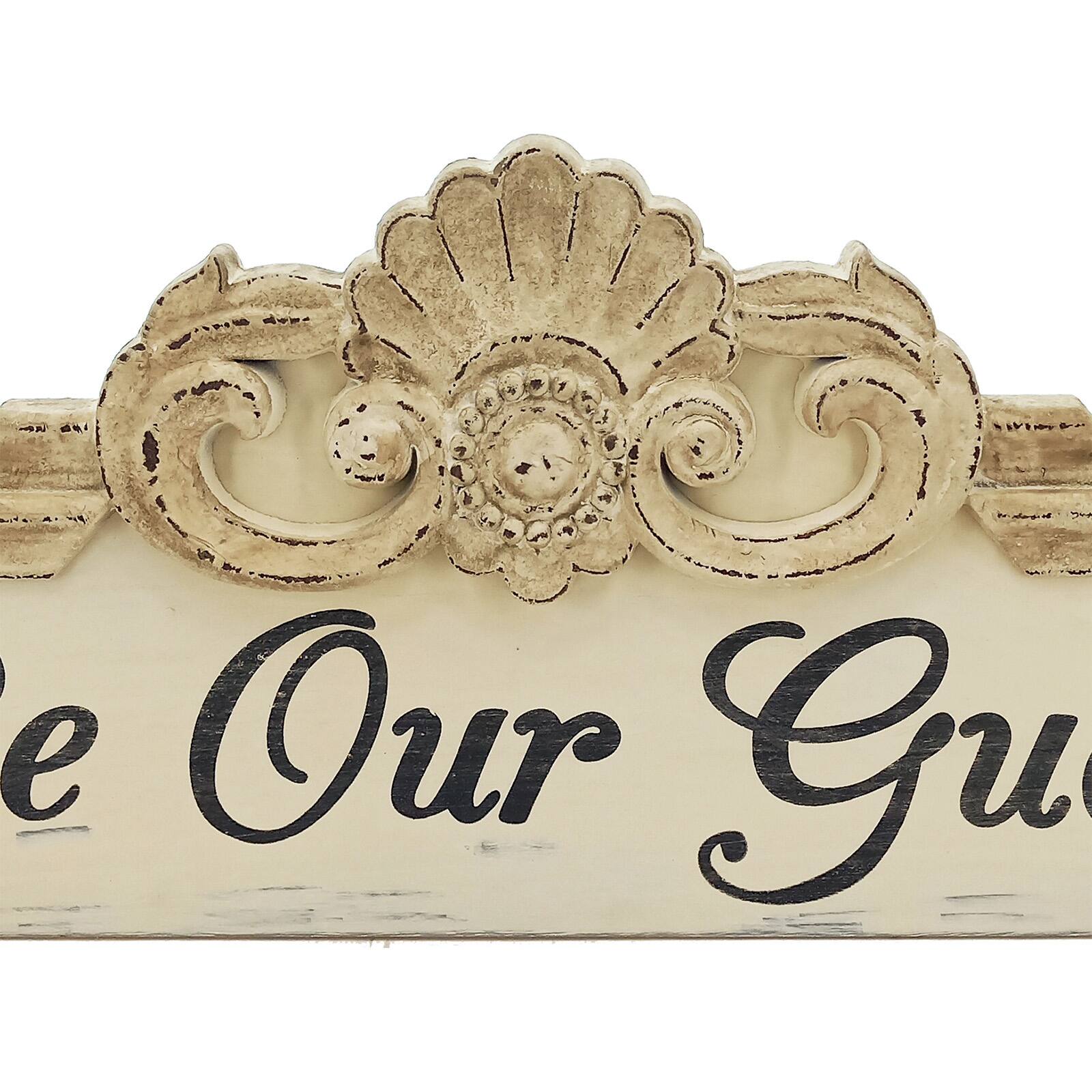 Be Our Guest Scroll Wall Sign By Ashland Michaels