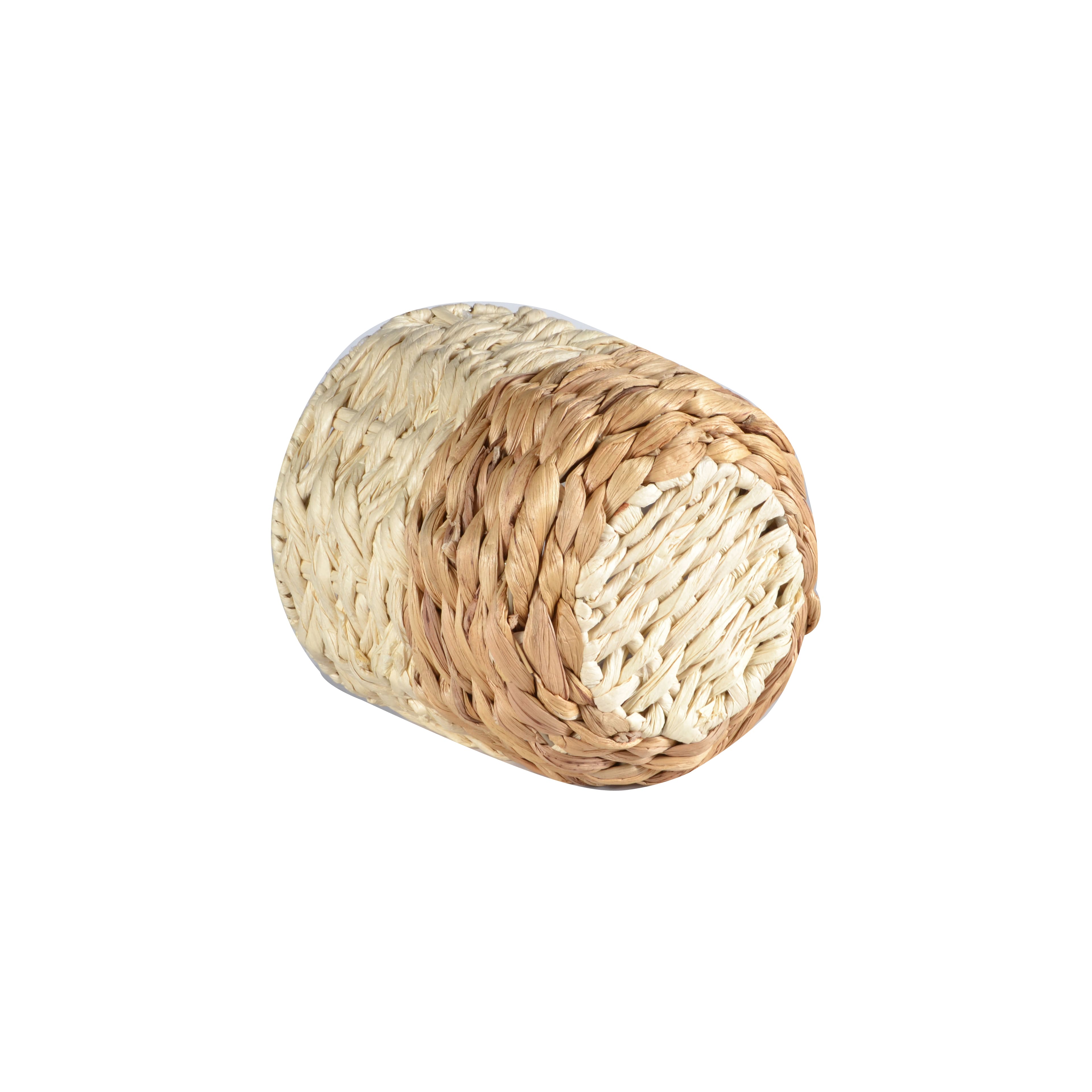 8&#x22; Two-Tone Hyacinth Lined Basket by Ashland&#xAE;