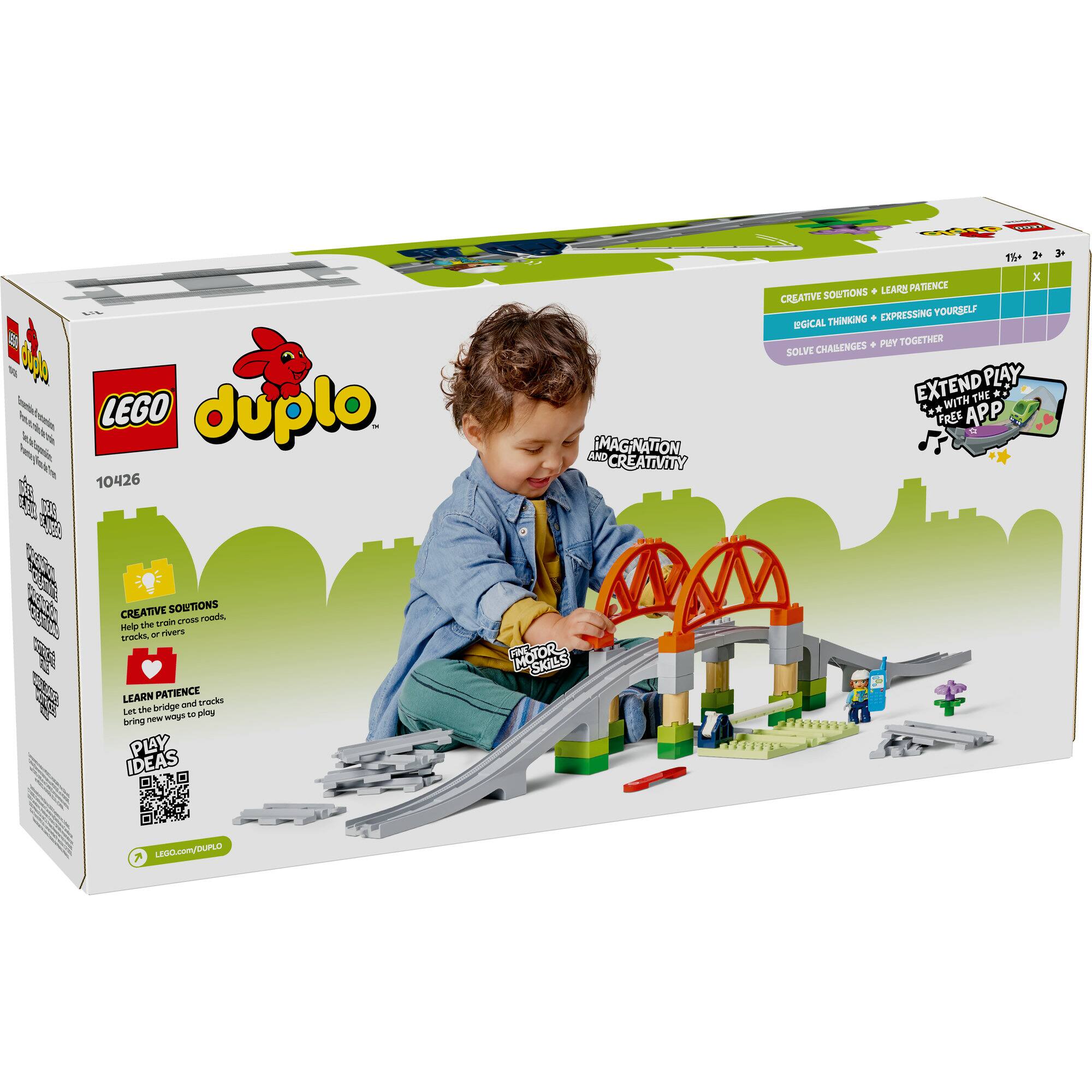 LEGO® DUPLO® Town Train Bridge and Tracks Expansion Set 10426