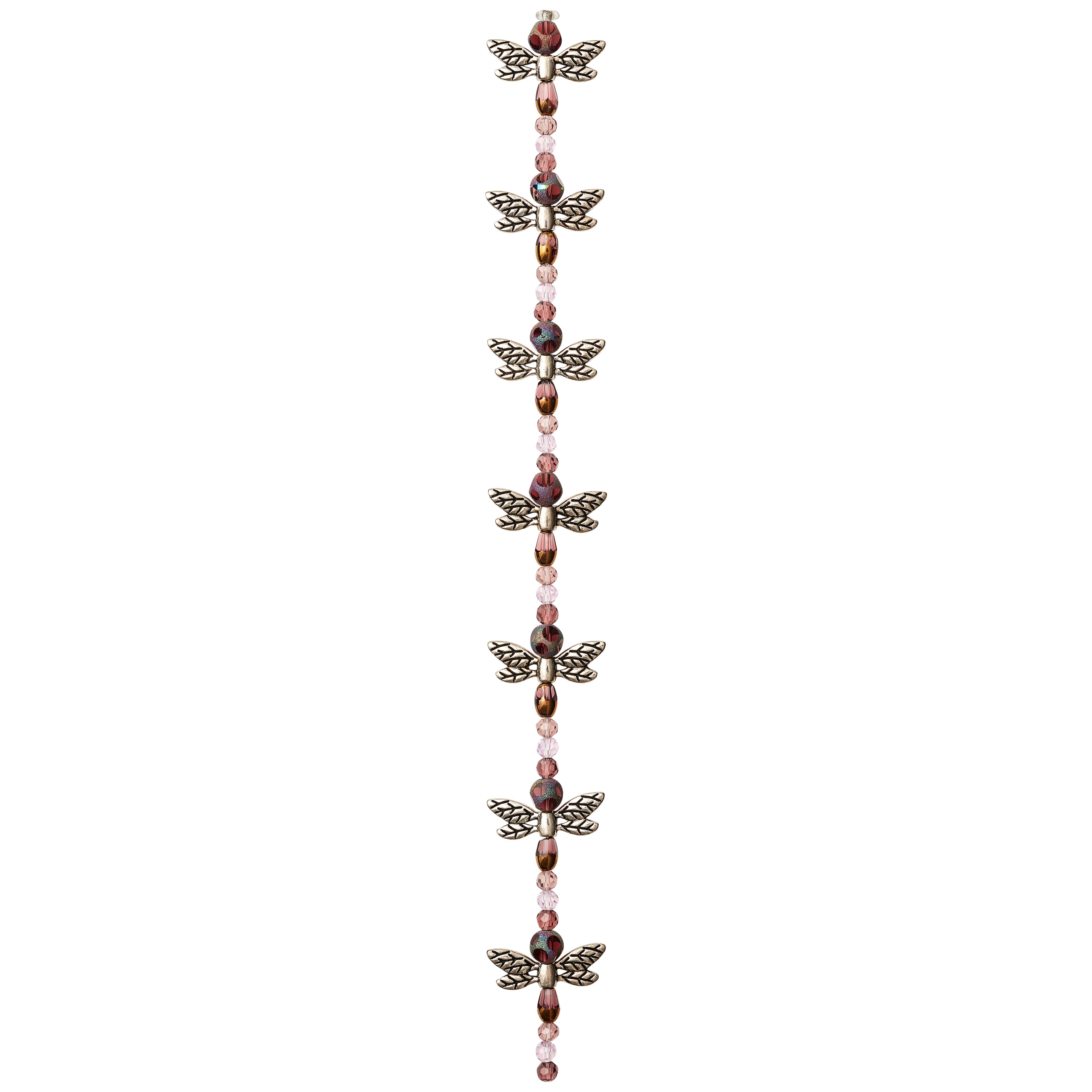 Glass &#x26; Metal Dragonfly Beads, 20mm by Bead Landing&#x2122;