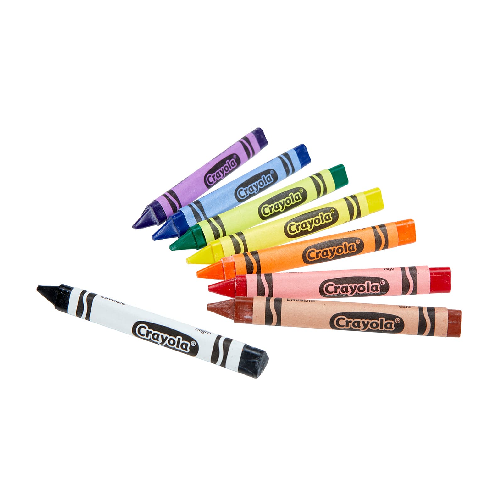 Crayola® Washable Tripod Grip Crayons, 8 Packs of 8
