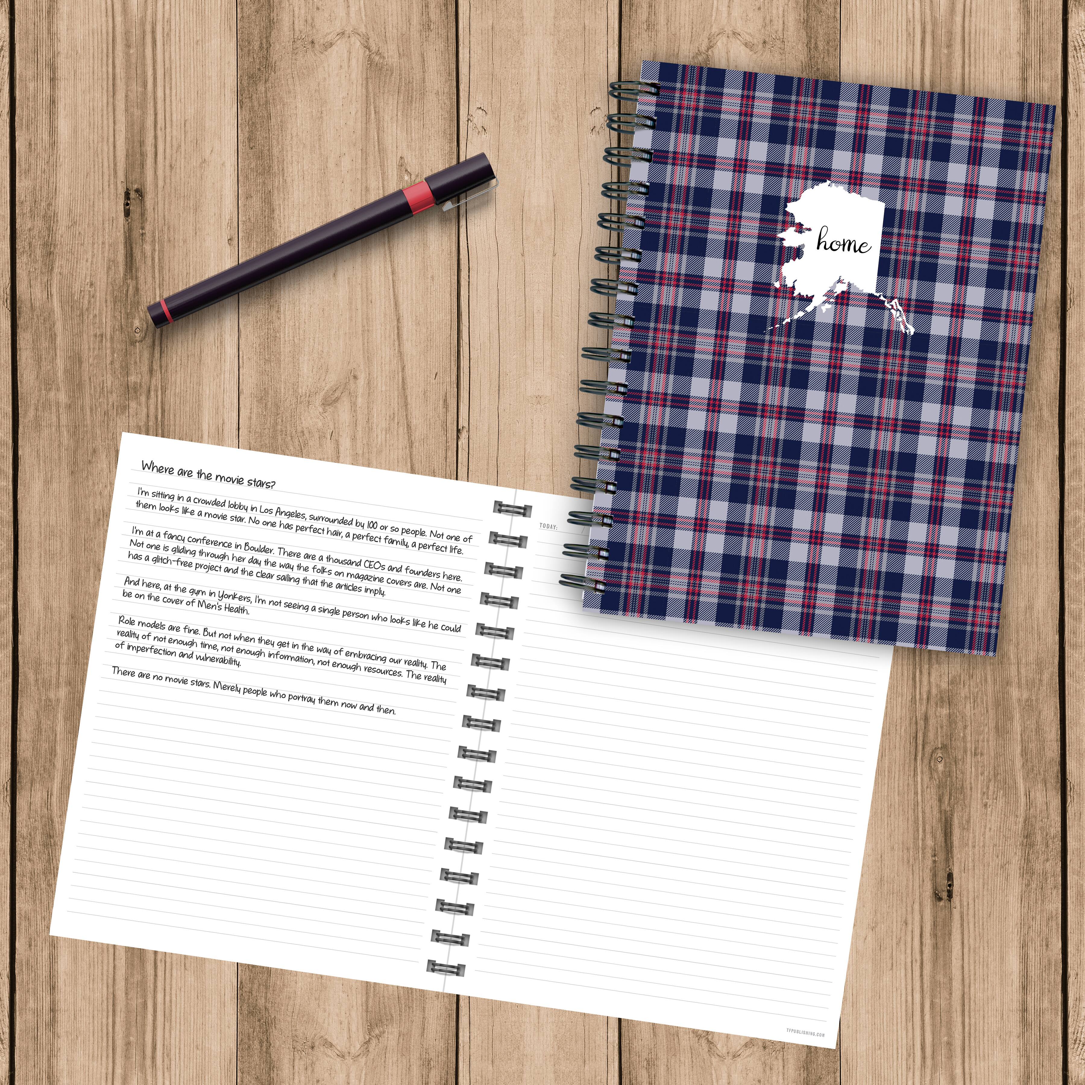 TF Publishing Alaska Plaid Journal