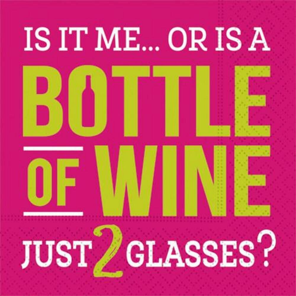 JAM Paper Just Two Glasses Cocktail Napkins, 40ct.