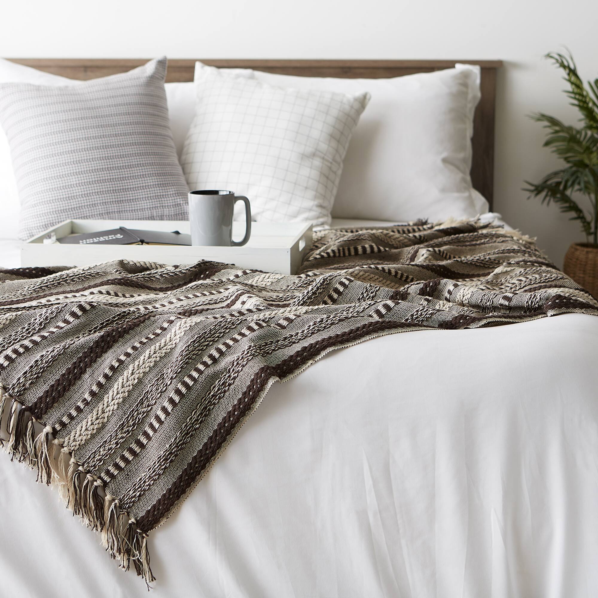 DII&#xAE; Braided Stripe Throw