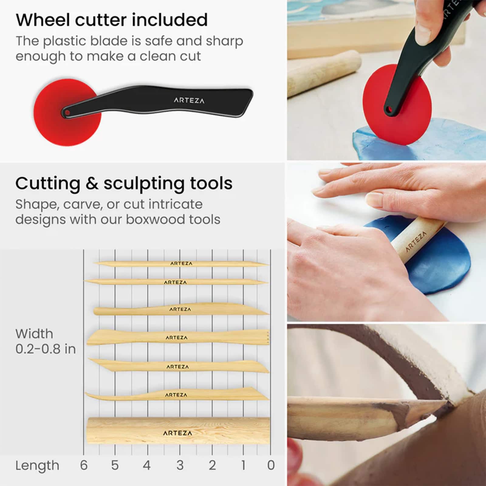 Arteza&#xAE; 22-Piece Sculpting Tools Set