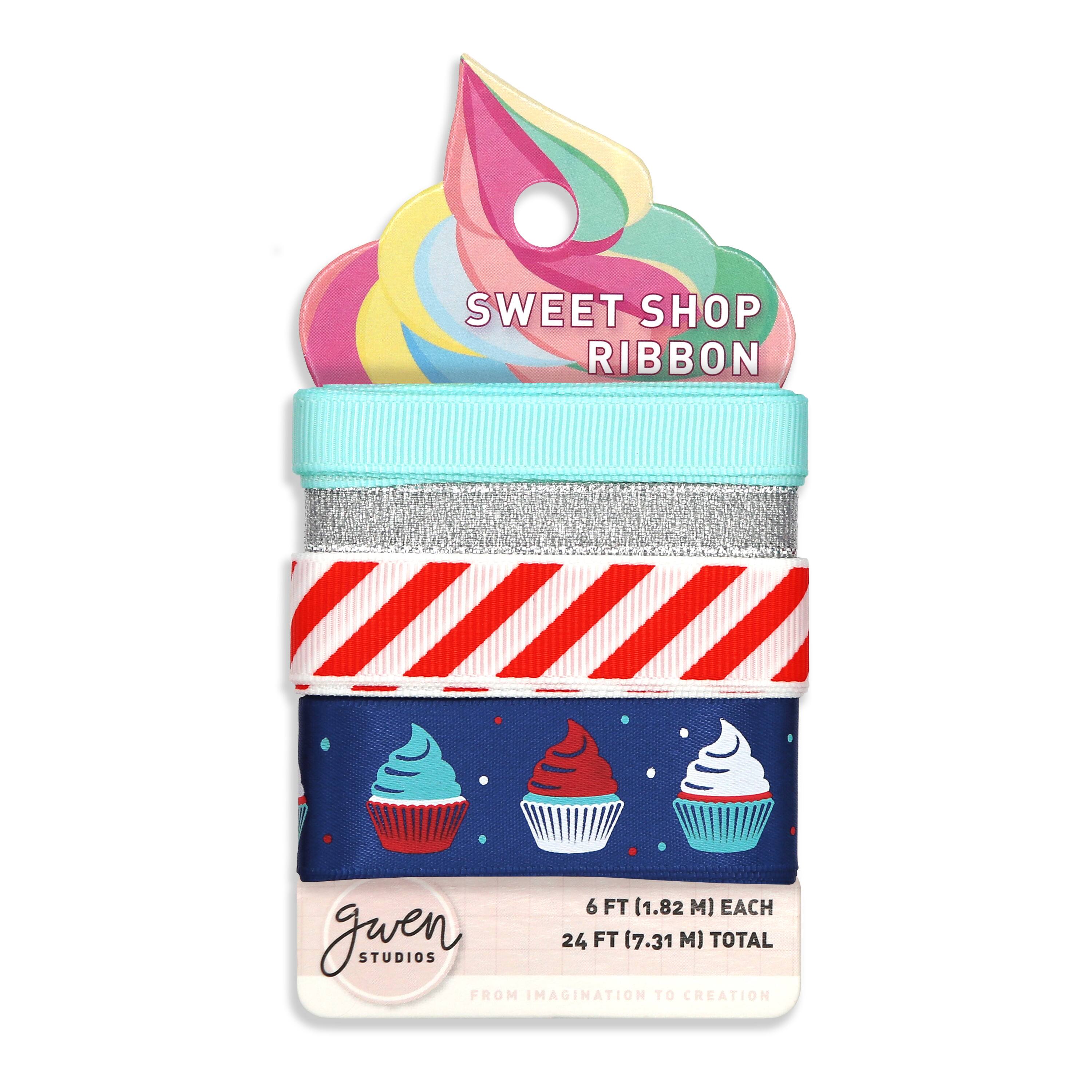 Gwen Studios Cupcakes Printed Ribbon Pack