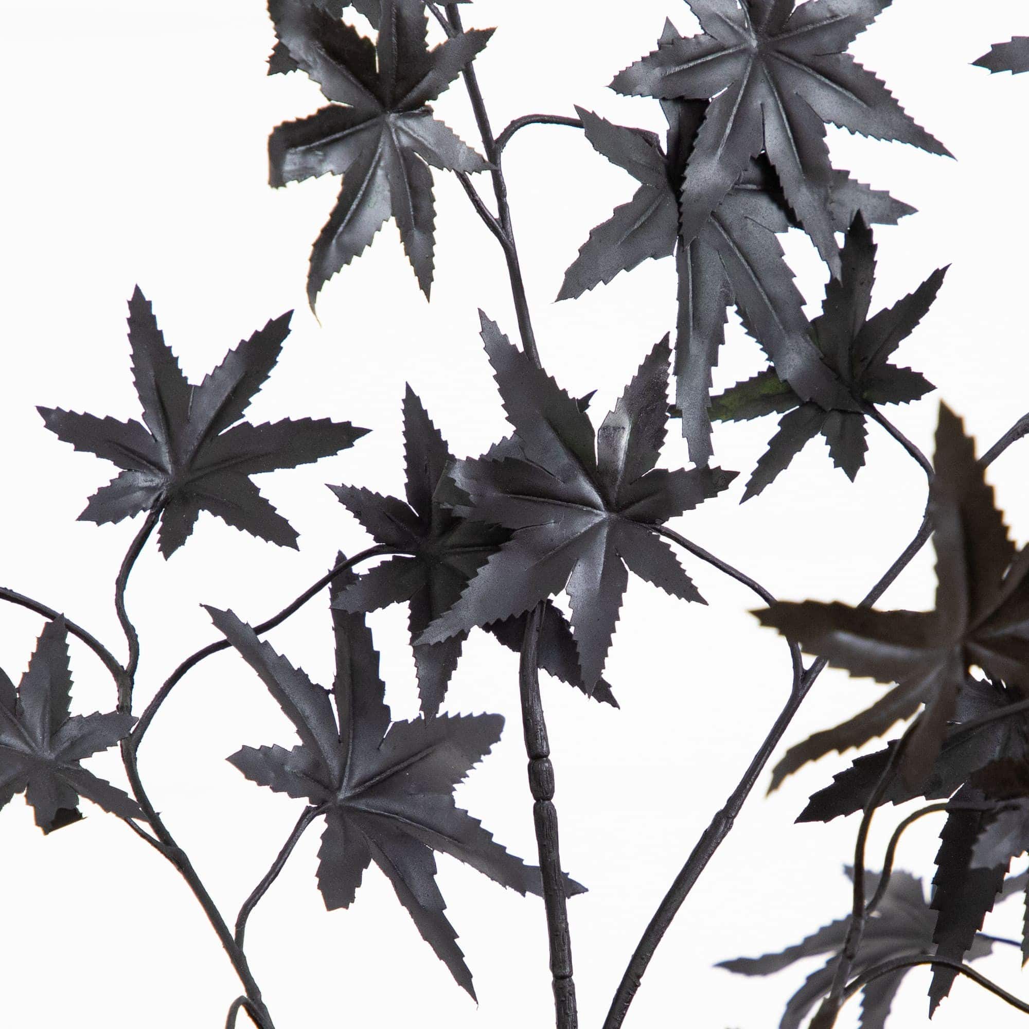 4ft. Artificial Halloween Eerie Black Maple Tree