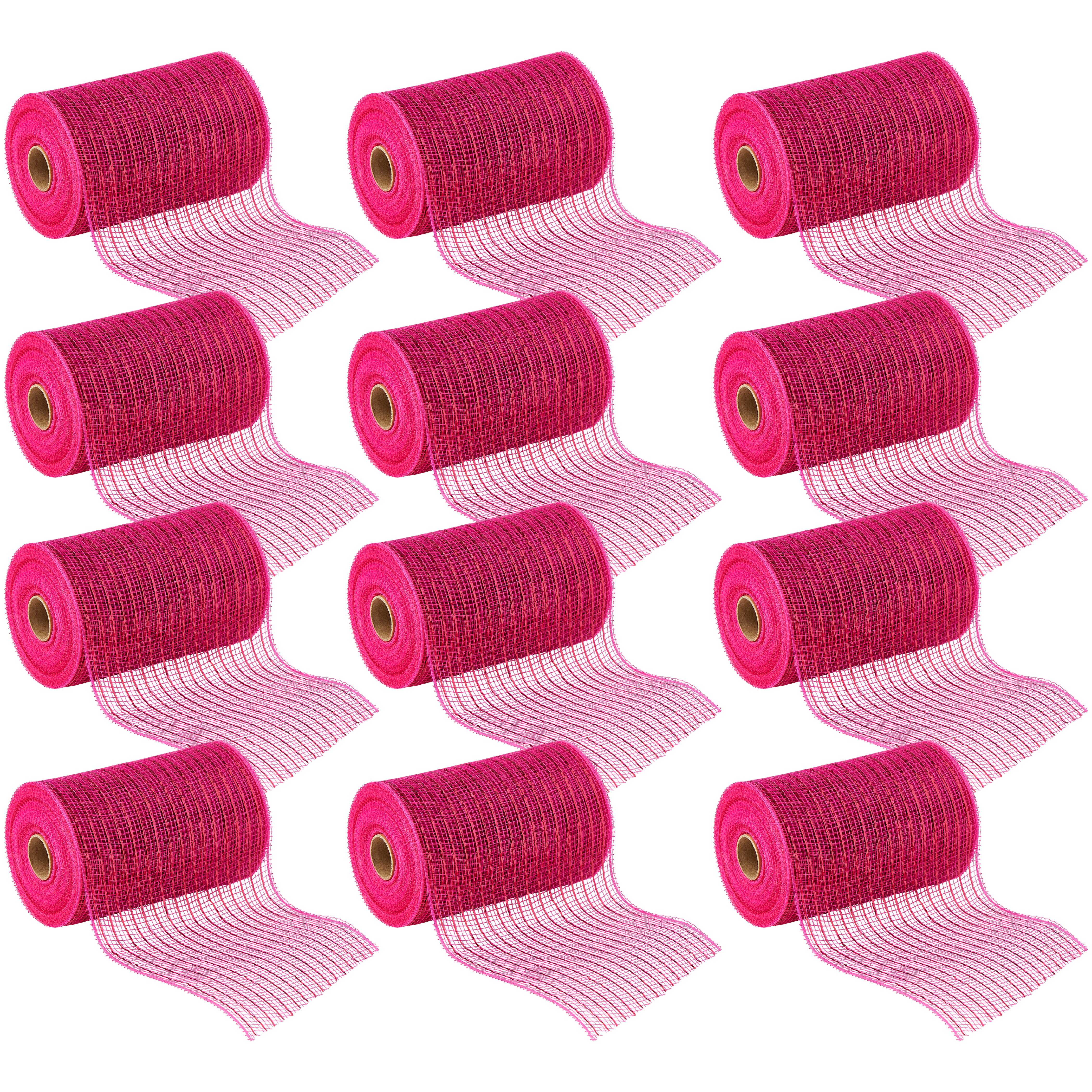 12 Pack: 5.5&#x22; x 45ft. Mesh Wide Ribbon by Celebrate It&#xAE; Occasions&#x2122;