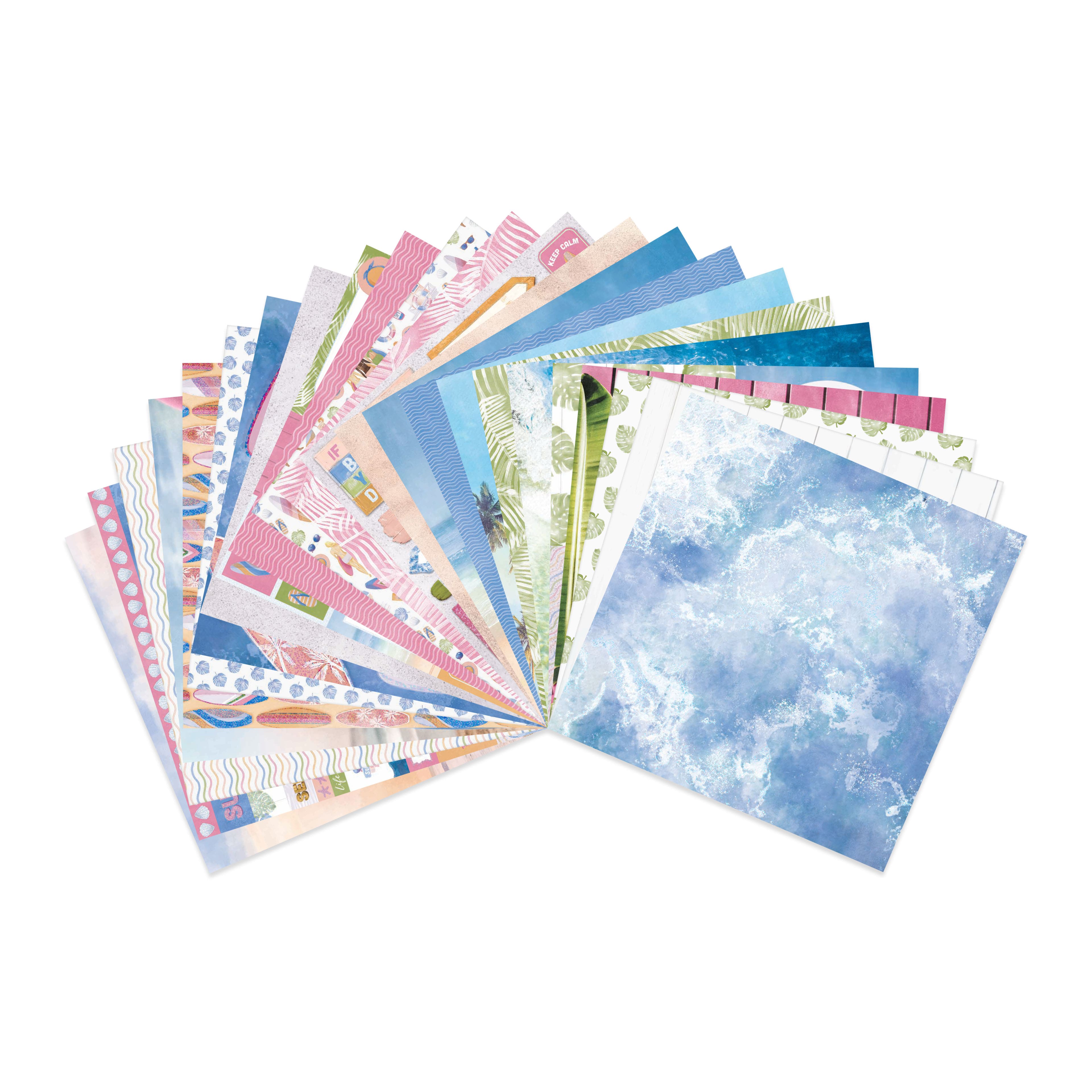 Craft Smith 12&#x22; x 12&#x22; Surfer Girl Paper Pad, 48 Sheets
