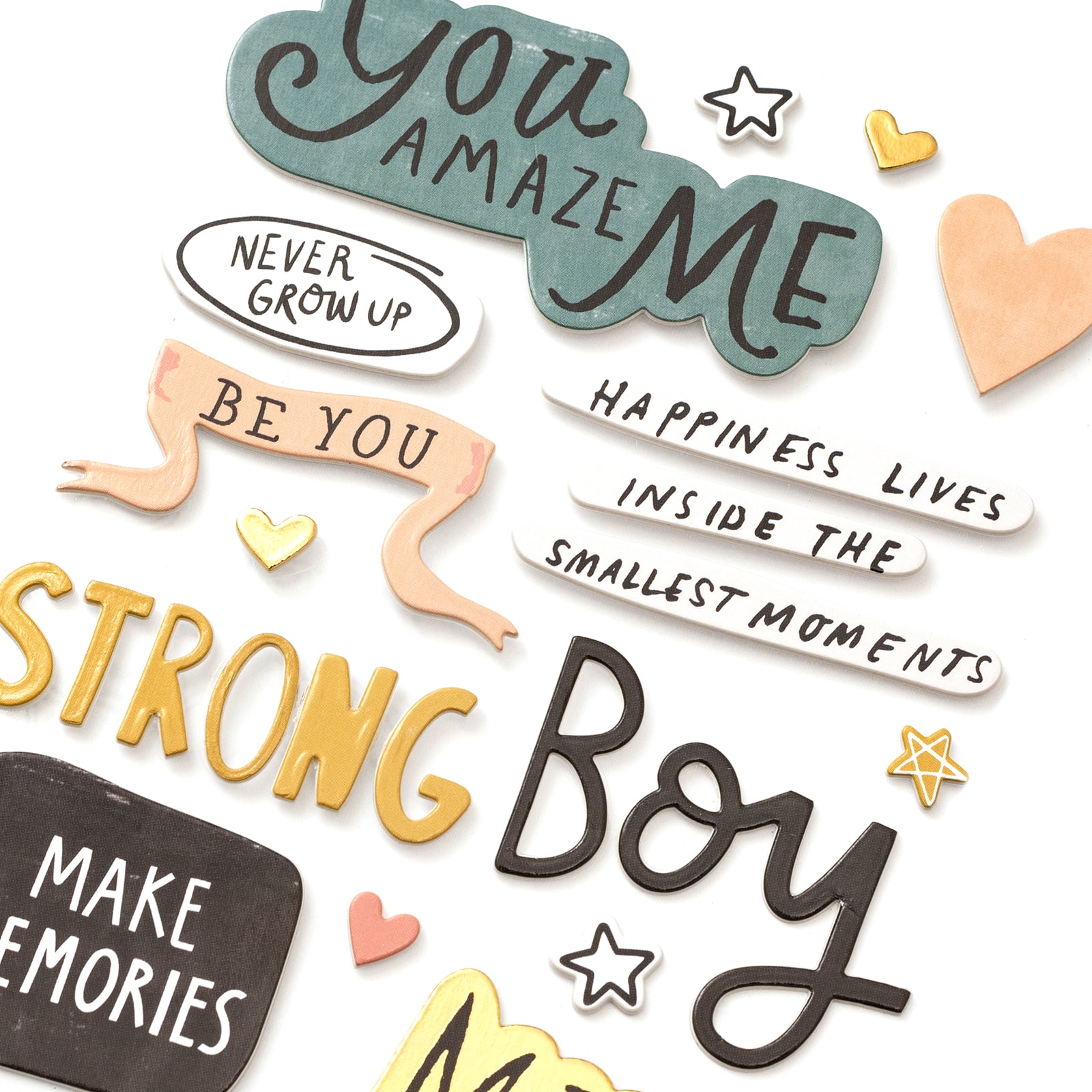 Boy, Girl &#x26; Baby Dimensional Stickers by Recollections&#x2122;