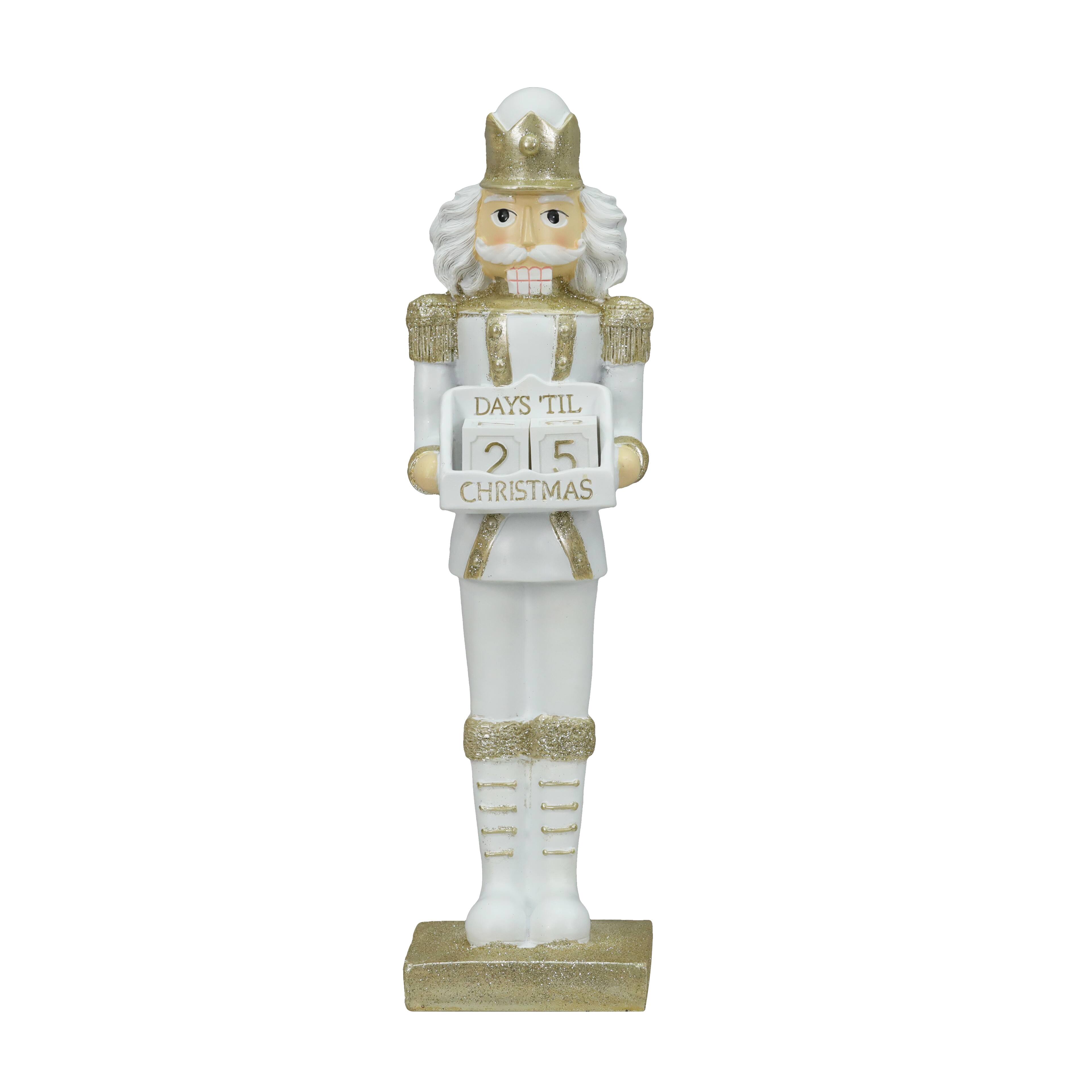 14" Gold Nutcracker Christmas Countdown by Ashland® Michaels