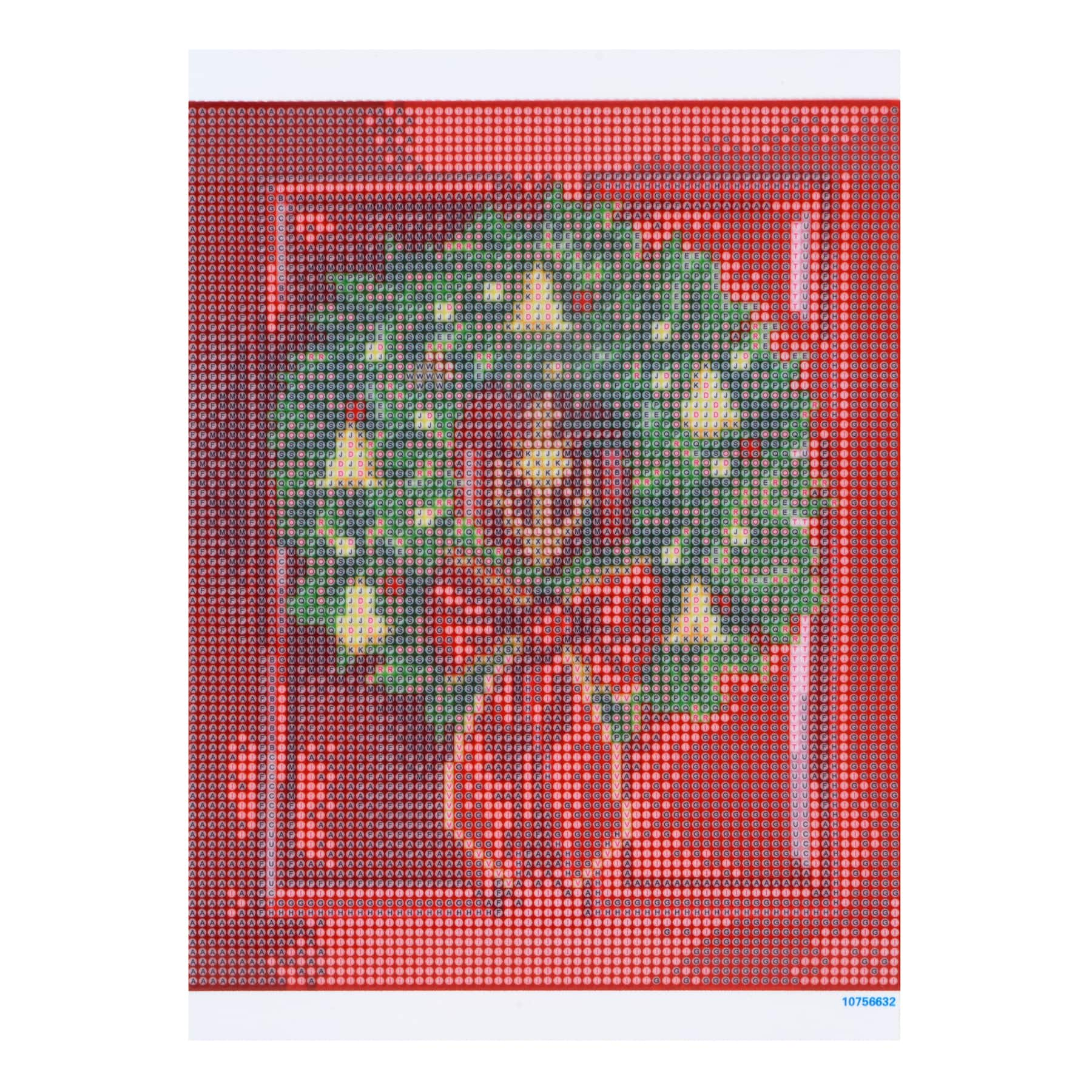 8&#x22; x 10&#x22; Christmas Wreath with Frame Diamond Art Kit by Make Market&#xAE;