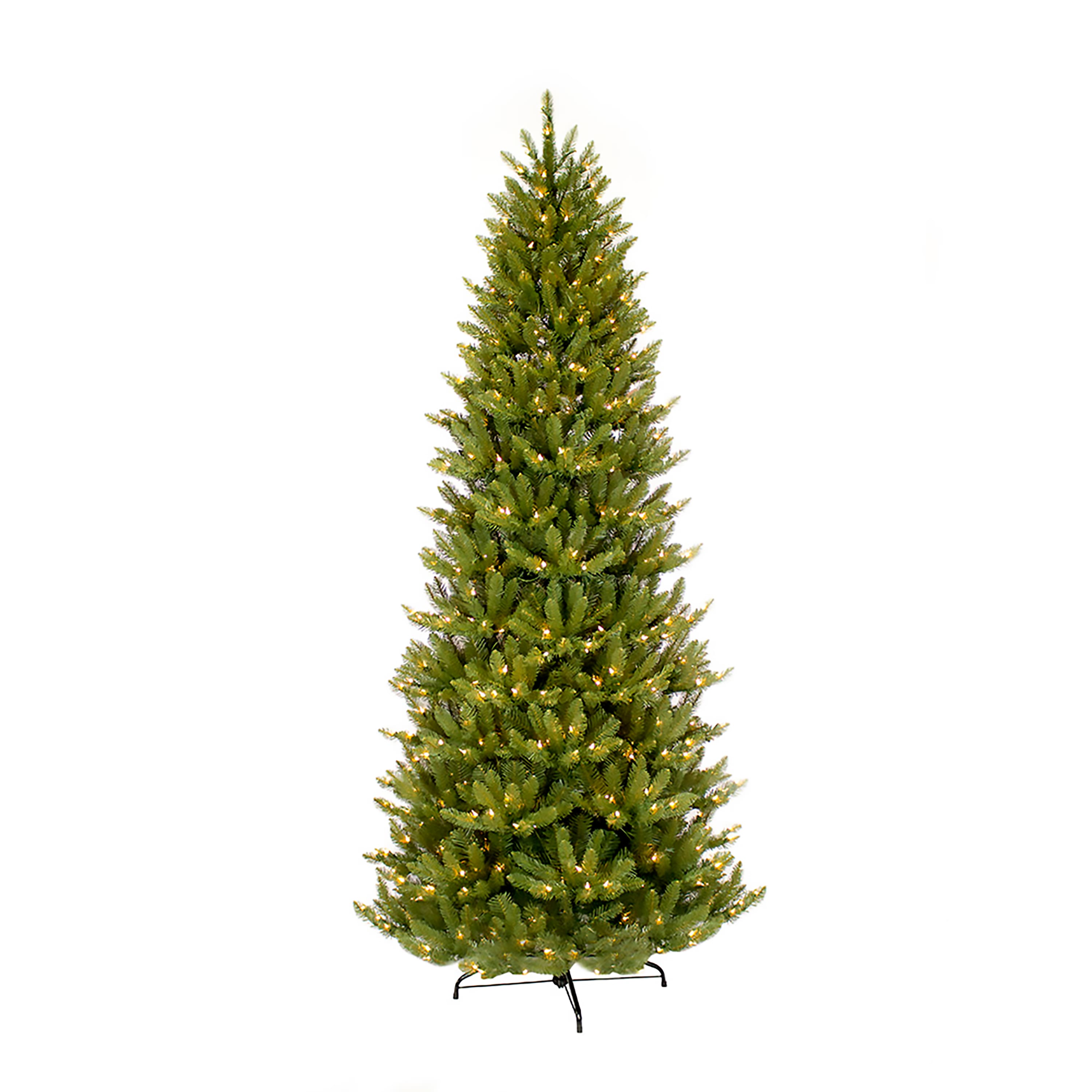 4.5ft. Pre-Lit Slim Fraser Fir Artificial Christmas Tree, Clear Lights