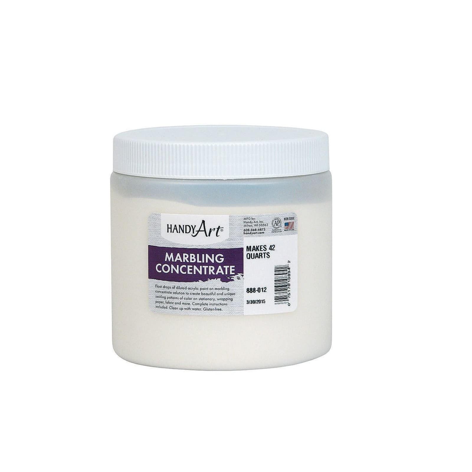 Handy Art® 16oz. White Marbling Concentrate